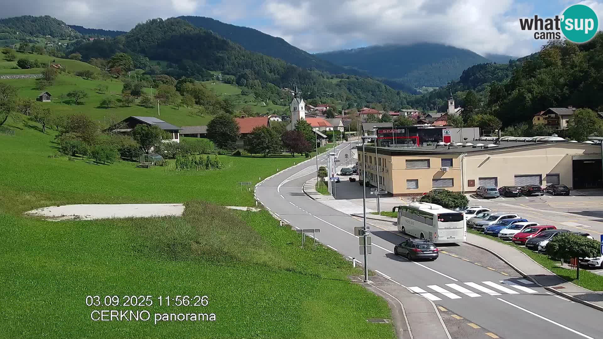 Cerkno Stadteingang Live-Webcam