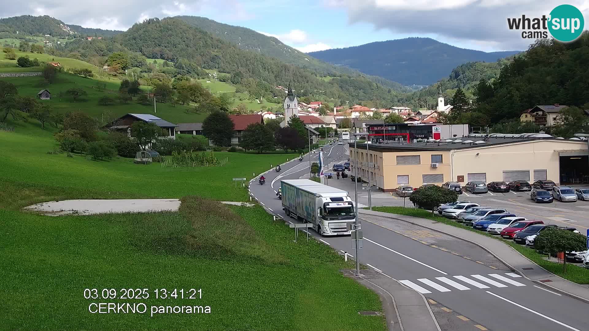 Webcam Ingresso Città di Cerkno