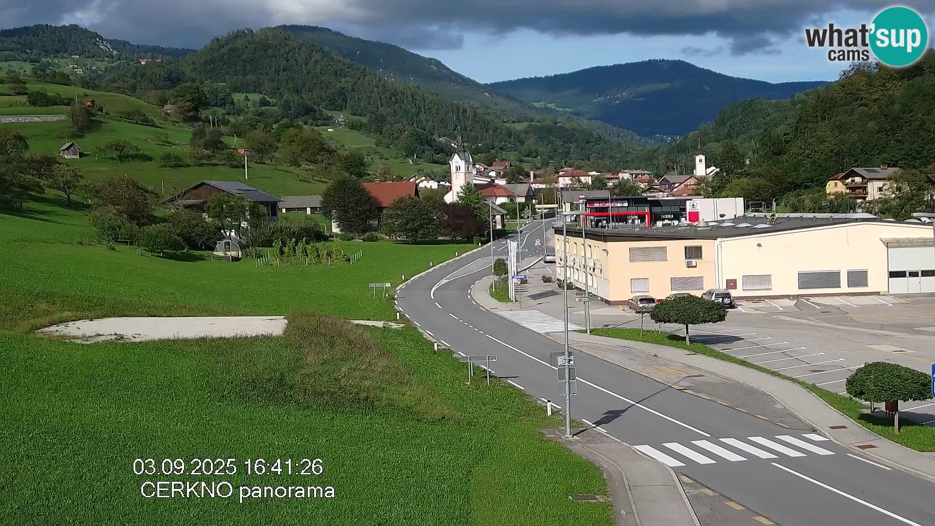 Cerkno Stadteingang Live-Webcam
