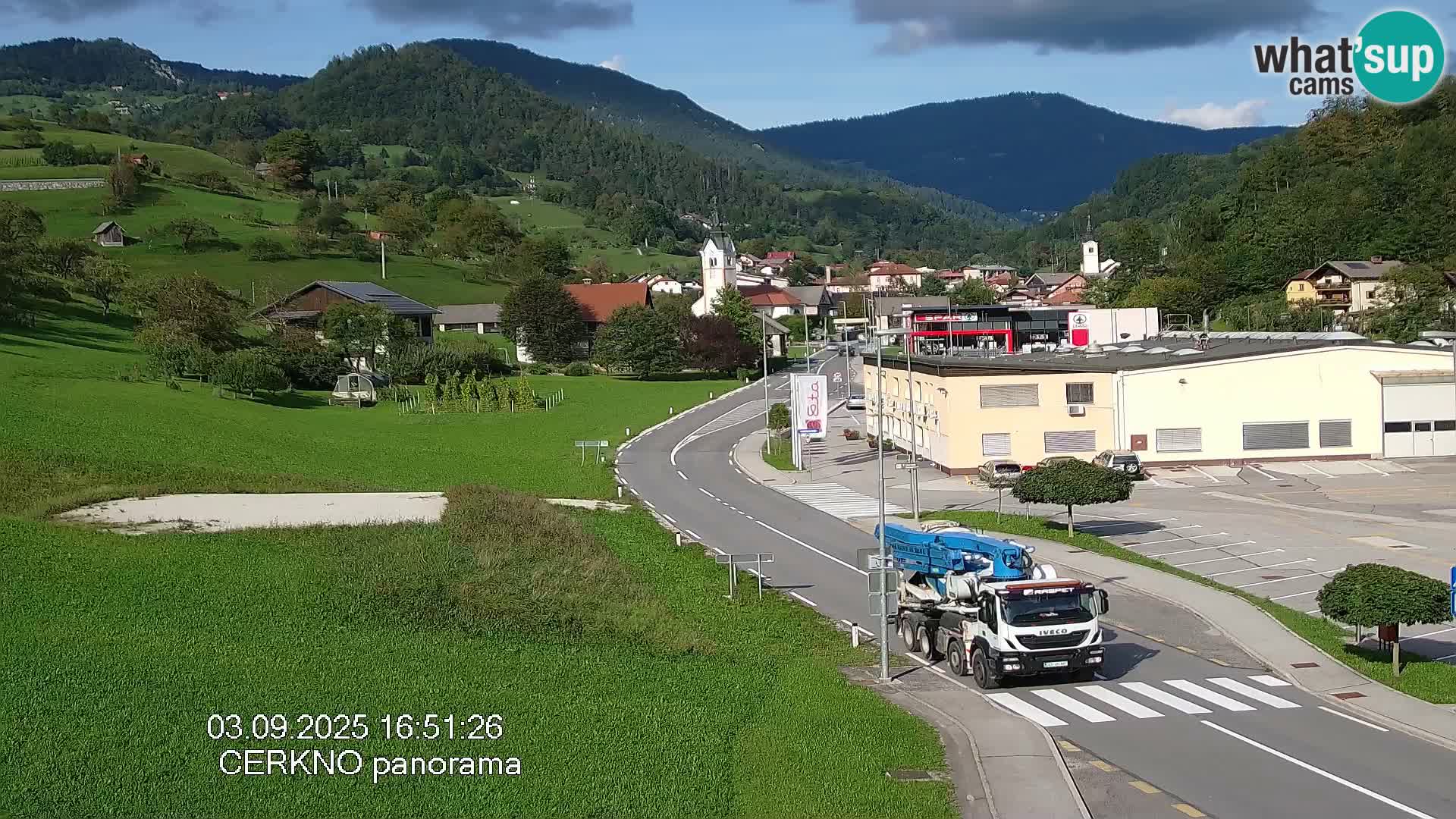 Webcam Ingresso Città di Cerkno