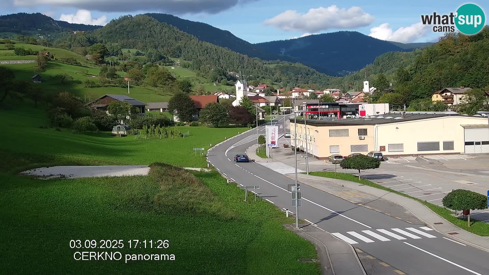 Cerkno vhod v mesto