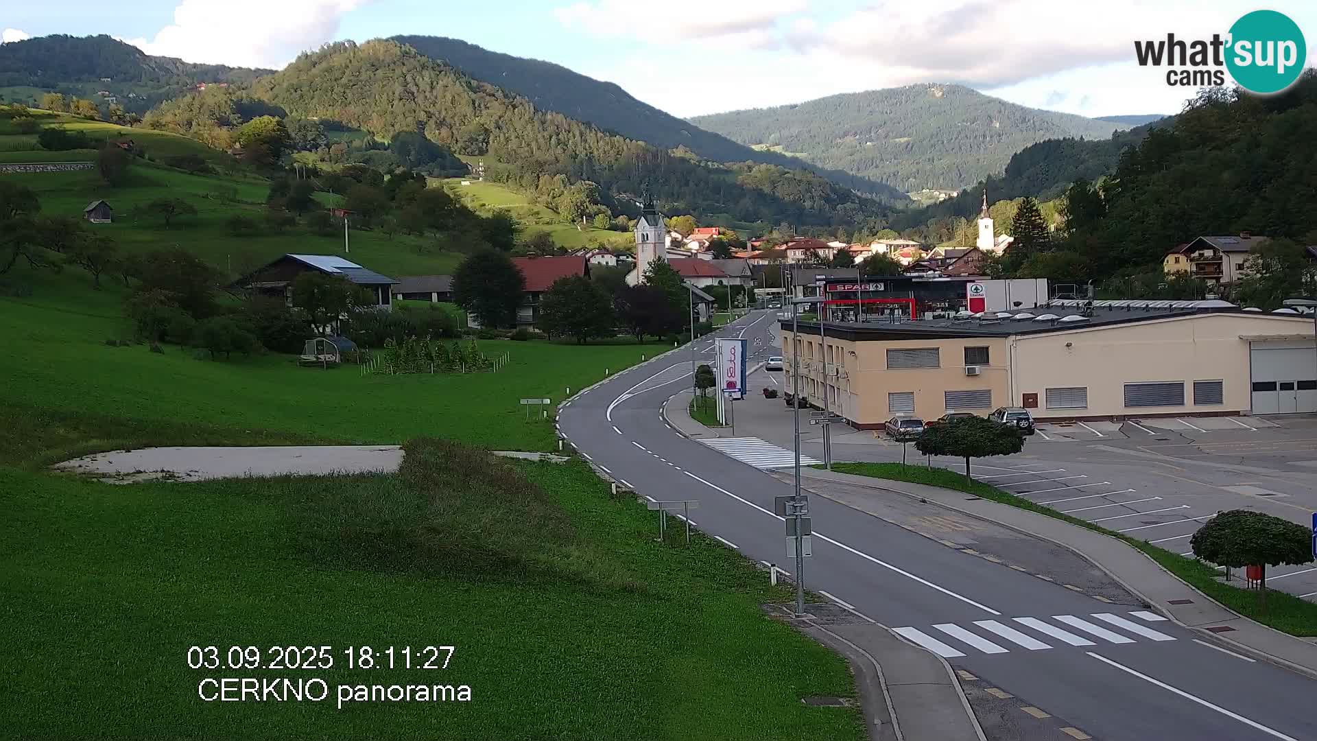 Cerkno Stadteingang Live-Webcam