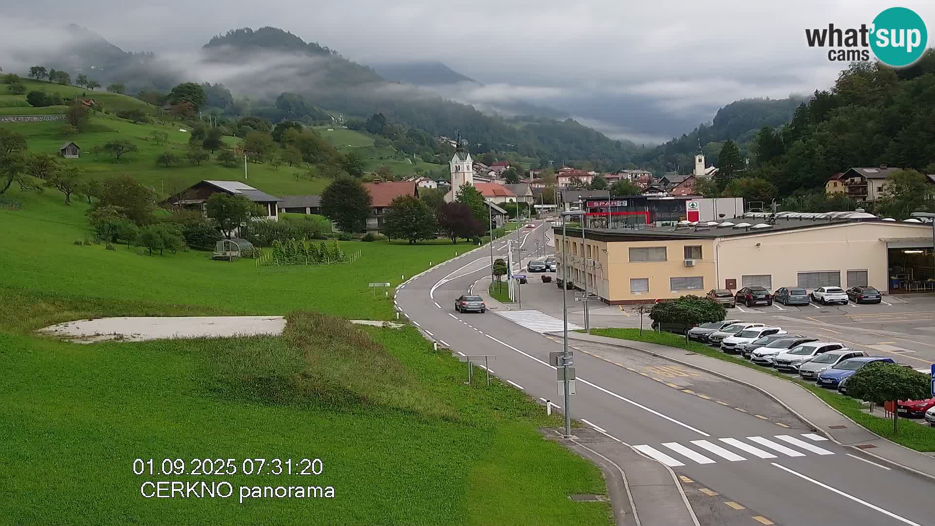 Webcam Ingresso Città di Cerkno
