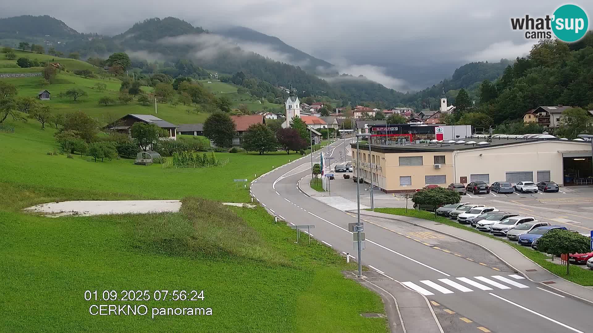 Cerkno ulaz u grad – Kamera uživo