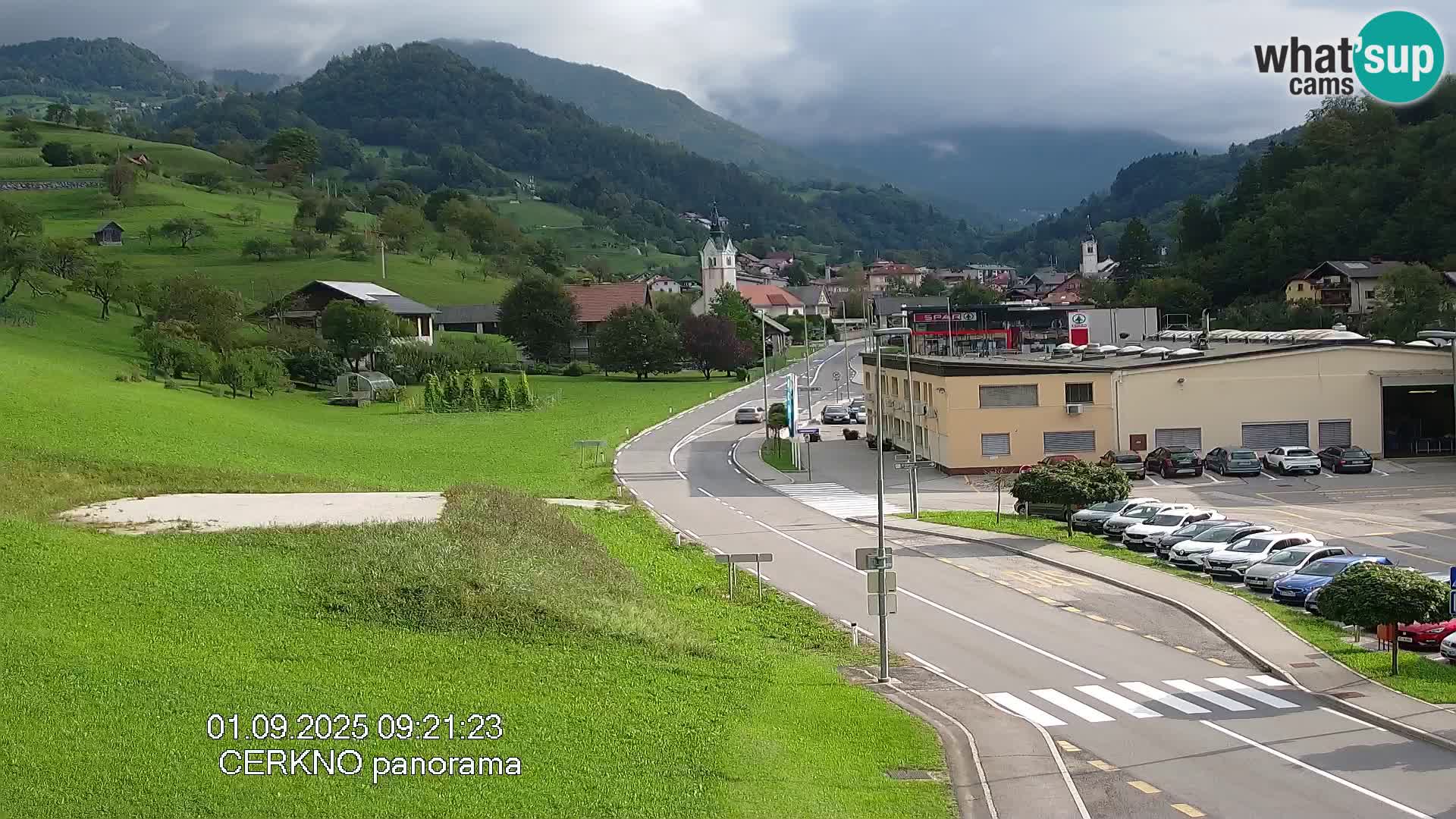 Cerkno Stadteingang Live-Webcam