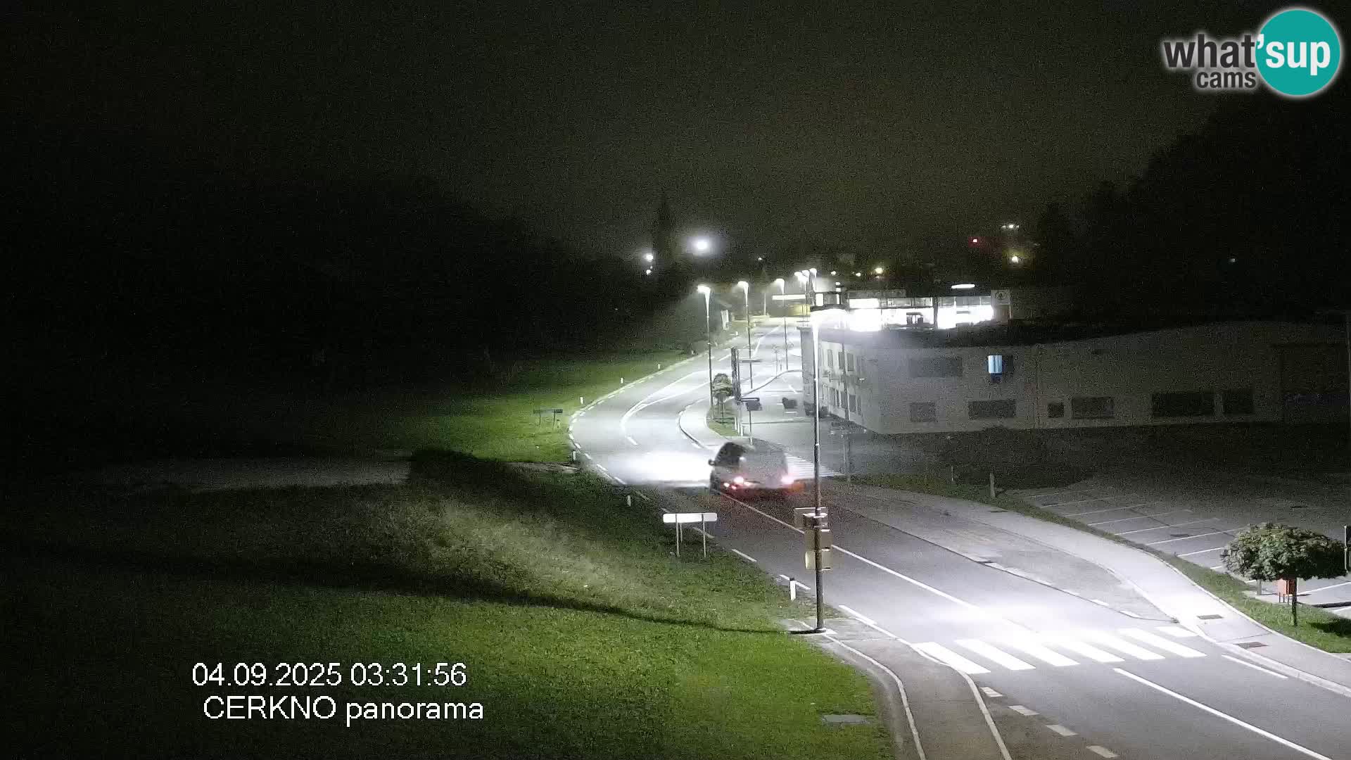Webcam en direct – Entrée de la ville de Cerkno