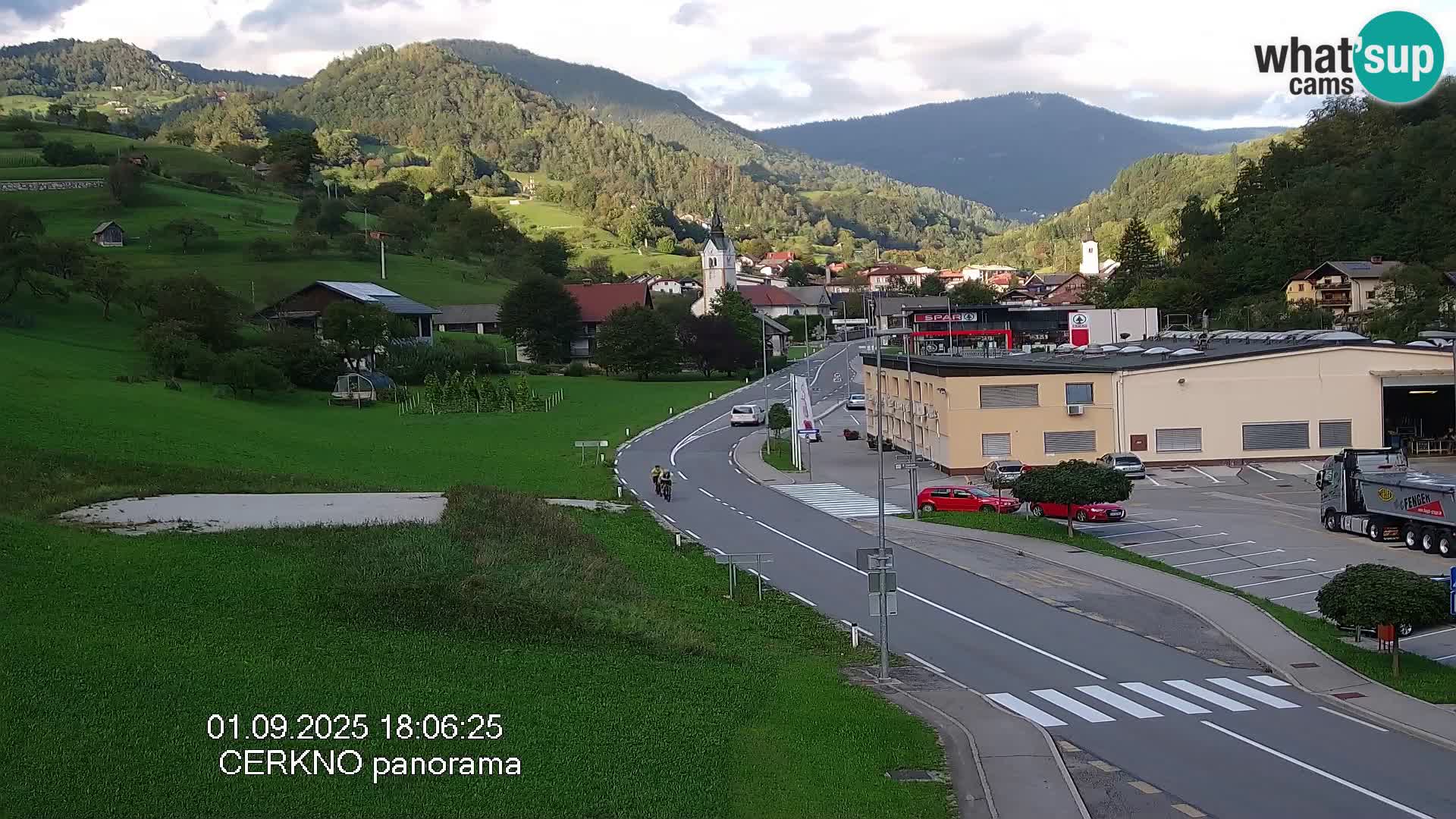 Cerkno ulaz u grad – Kamera uživo