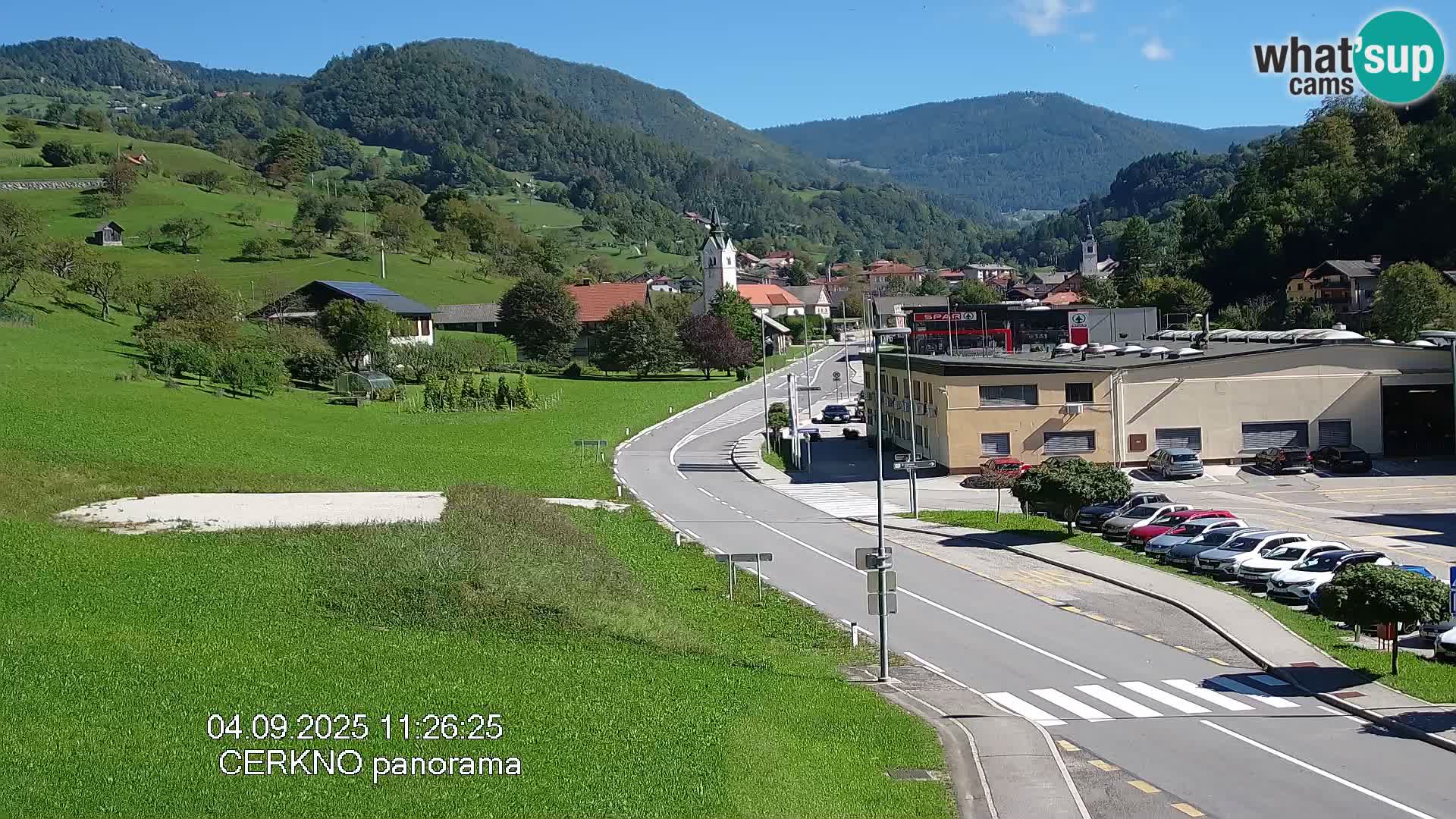 Cerkno ulaz u grad – Kamera uživo