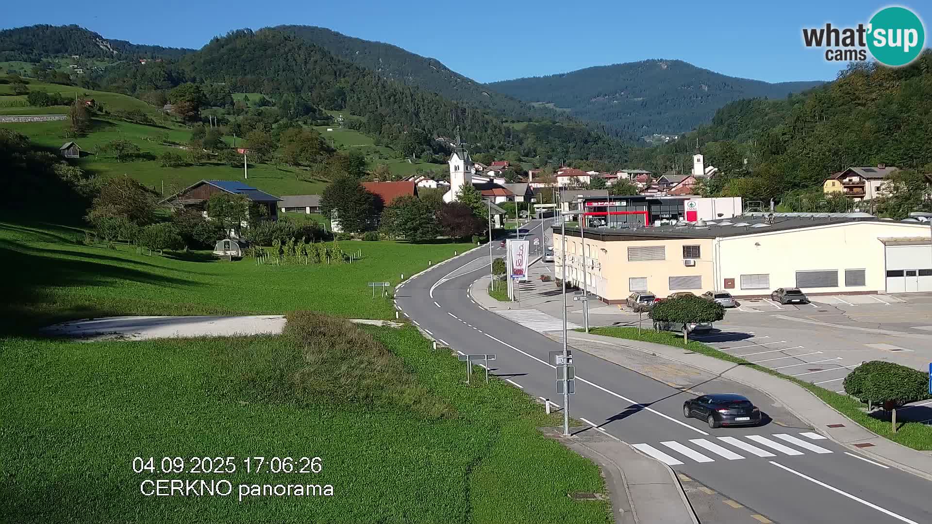 Cerkno Stadteingang Live-Webcam
