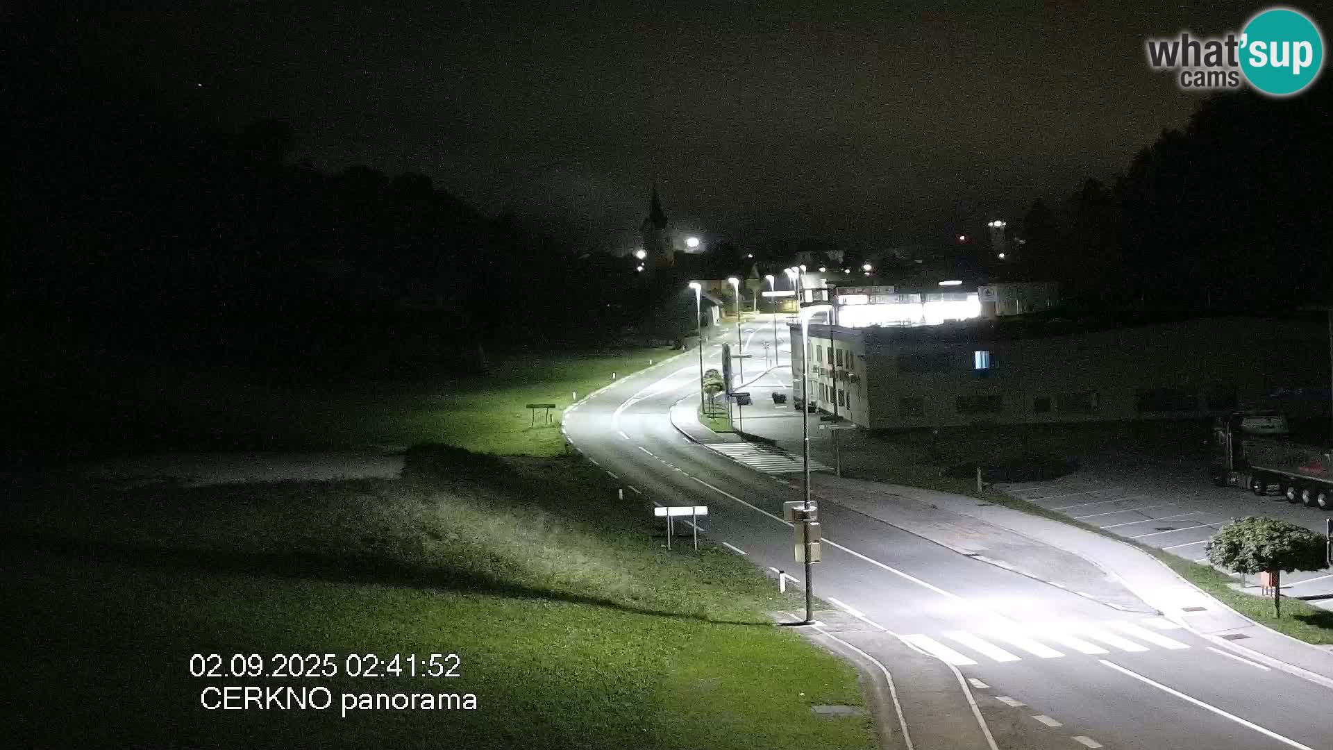 Cerkno entrada a la ciudad Webcam en vivo
