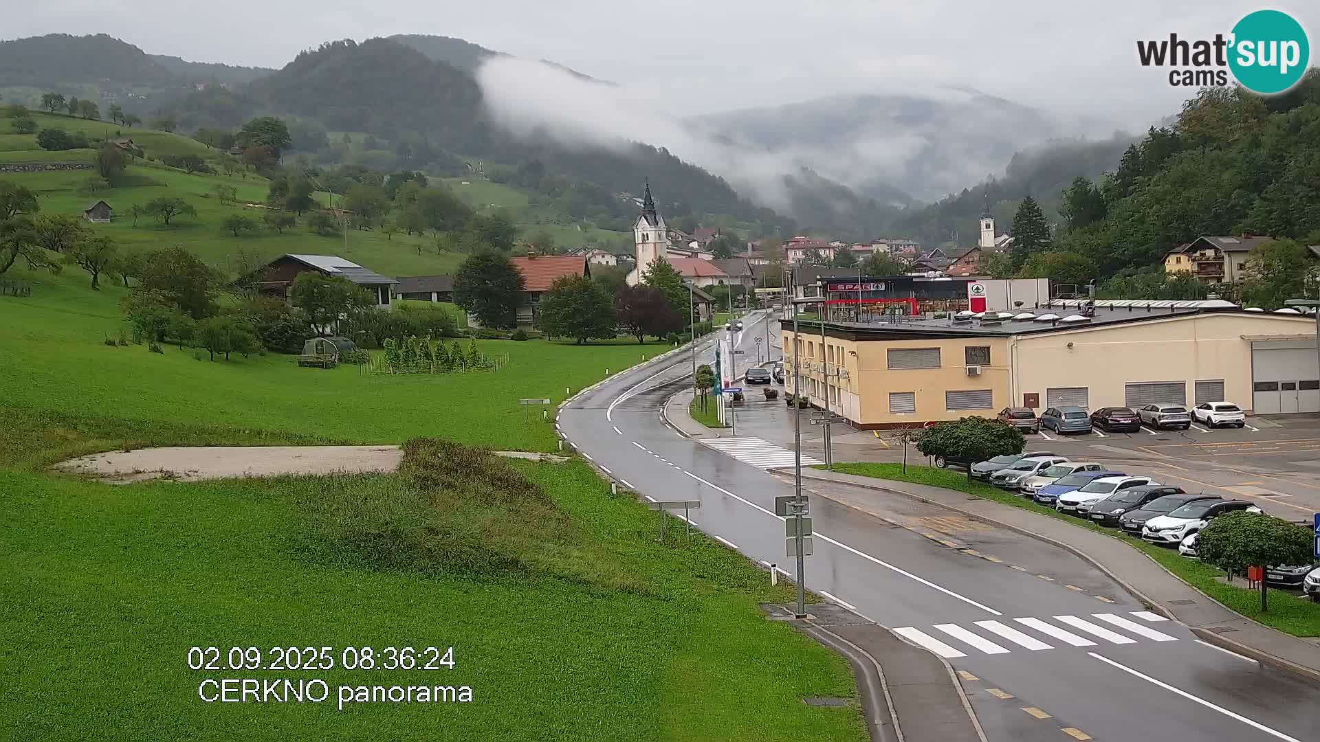 Cerkno ulaz u grad – Kamera uživo