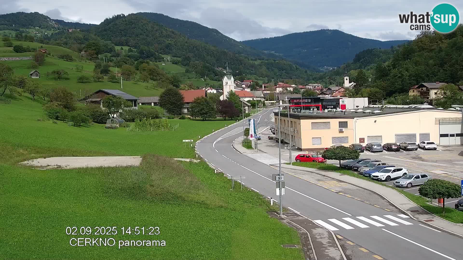 Cerkno Stadteingang Live-Webcam