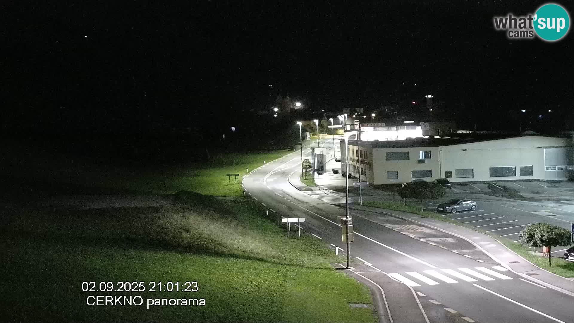 Cerkno city entrance Live Webcam