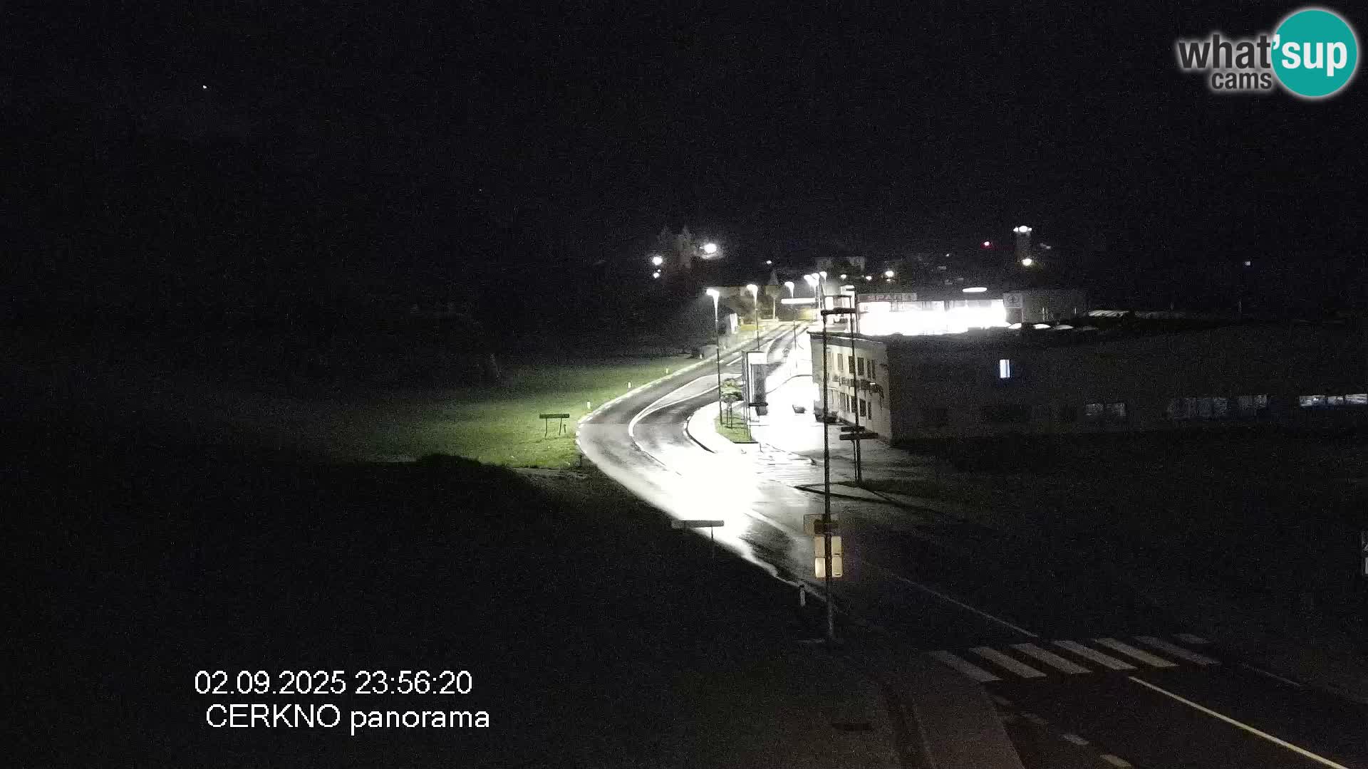 Cerkno city entrance Live Webcam