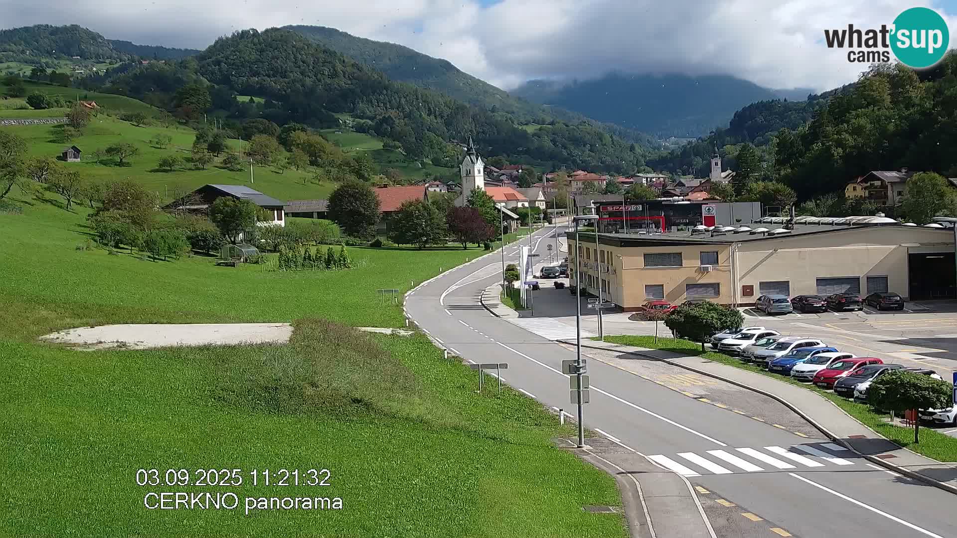 Cerkno Stadteingang Live-Webcam