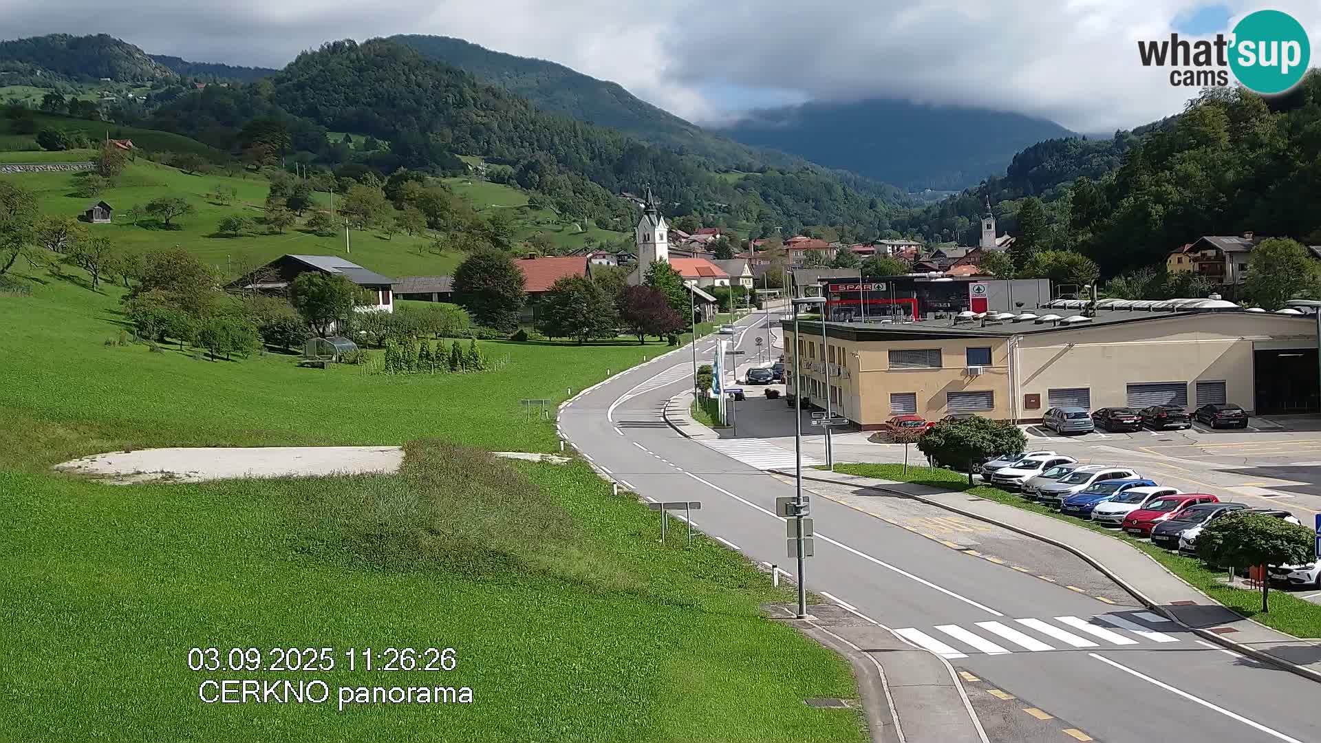 Cerkno ulaz u grad – Kamera uživo