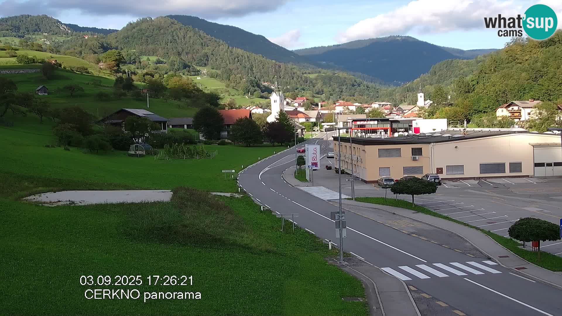 Webcam Ingresso Città di Cerkno