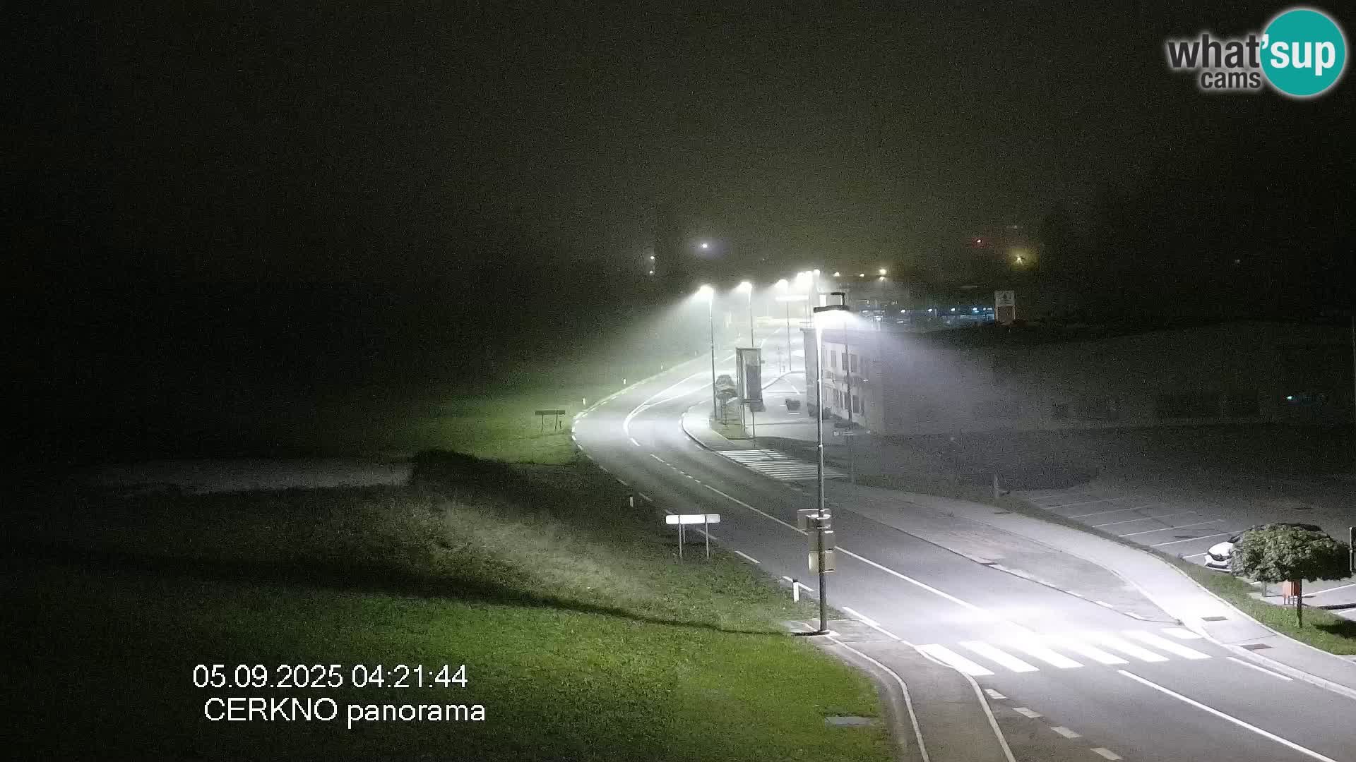 Cerkno entrada a la ciudad Webcam en vivo