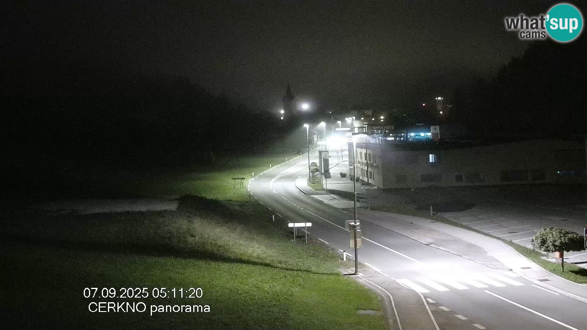 Cerkno city entrance Live Webcam