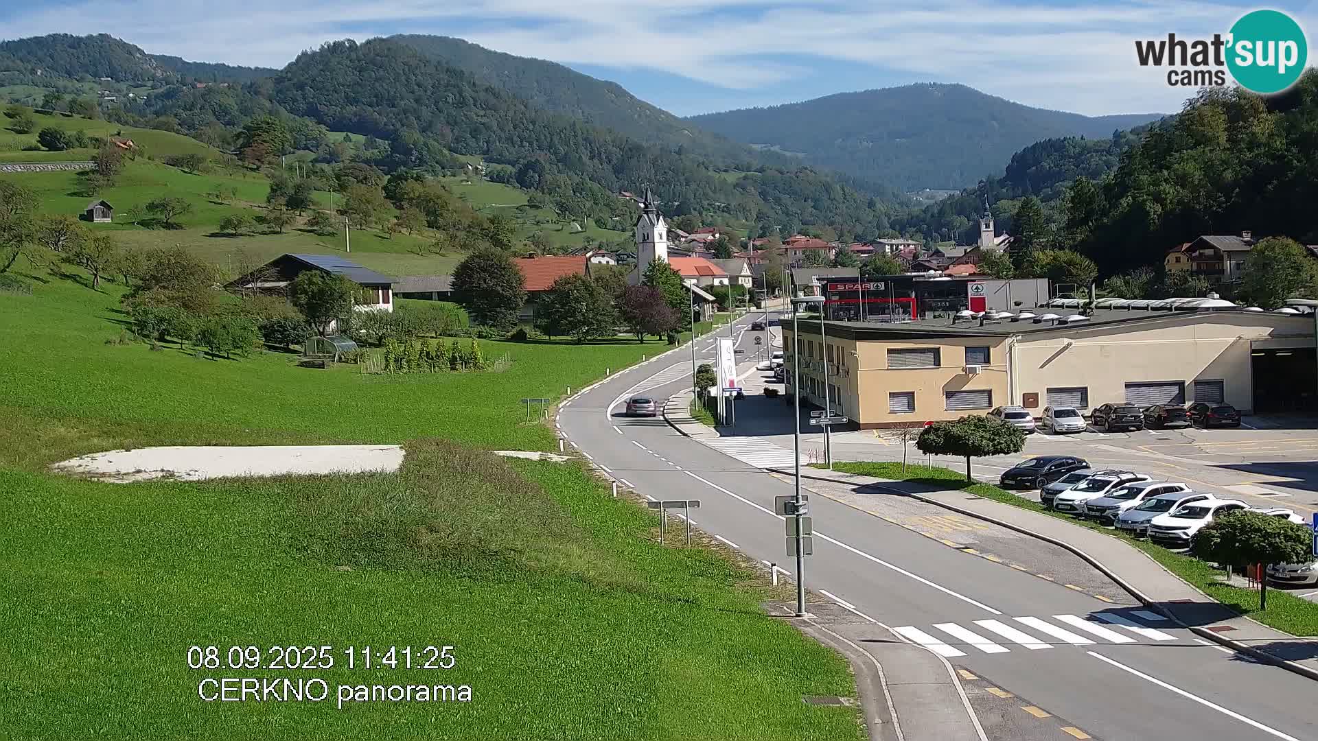 Webcam Ingresso Città di Cerkno