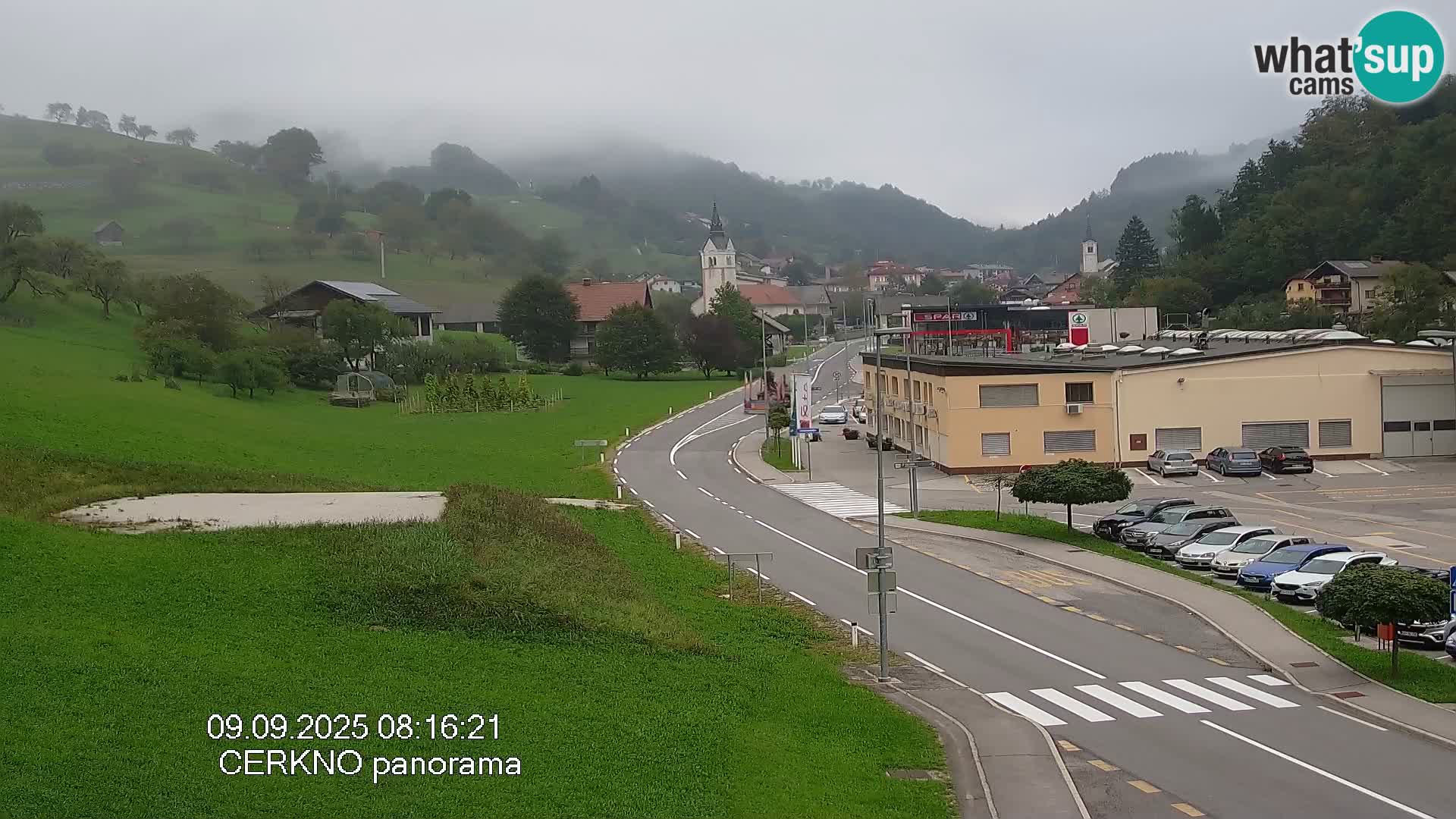 Cerkno ulaz u grad – Kamera uživo