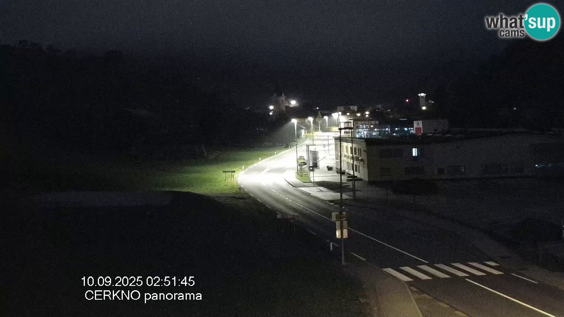 Cerkno city entrance Live Webcam