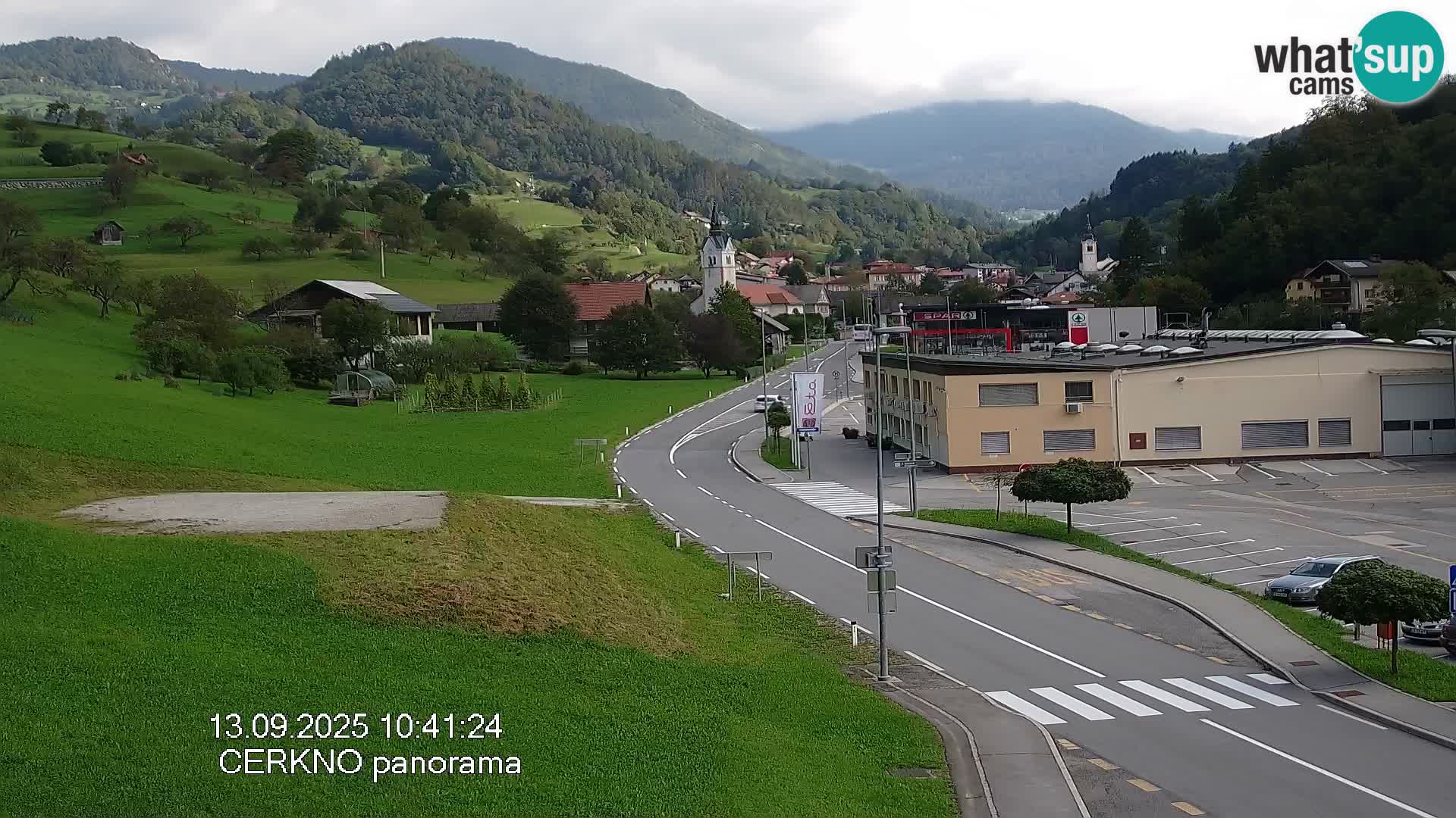 Cerkno ulaz u grad – Kamera uživo