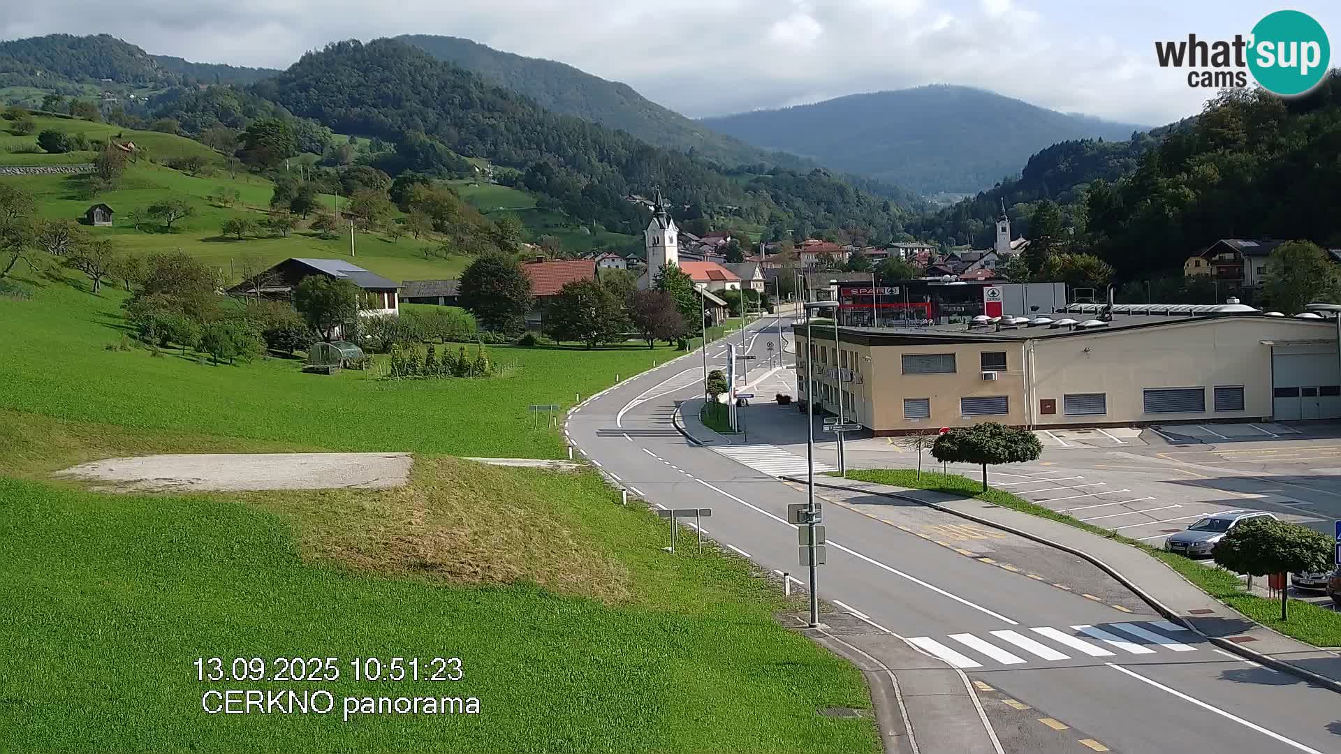 Cerkno Stadteingang Live-Webcam