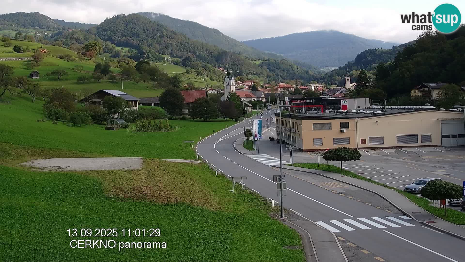 Cerkno Stadteingang Live-Webcam