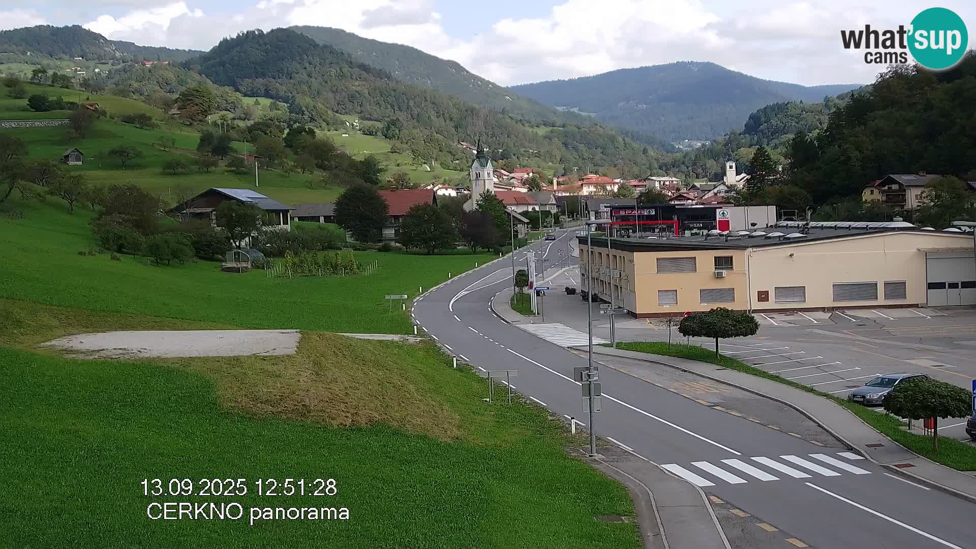 Cerkno ulaz u grad – Kamera uživo