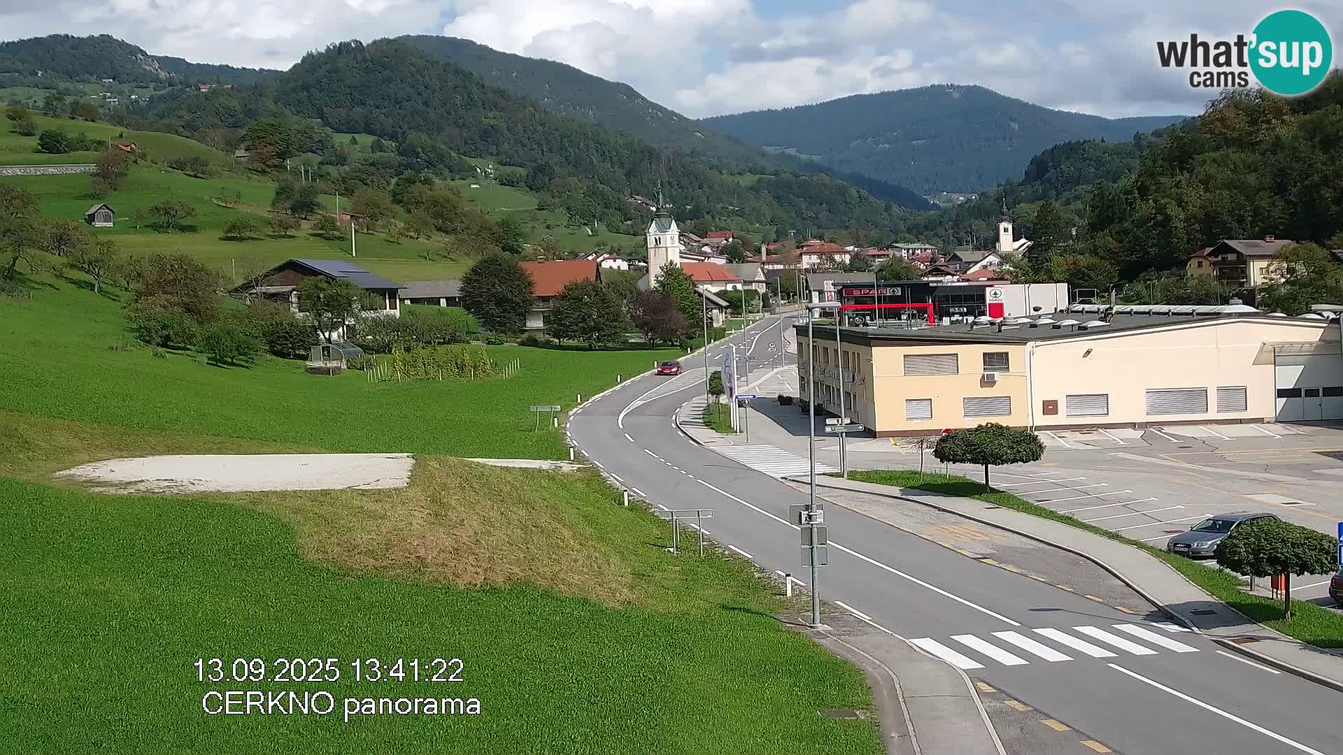 Cerkno Stadteingang Live-Webcam