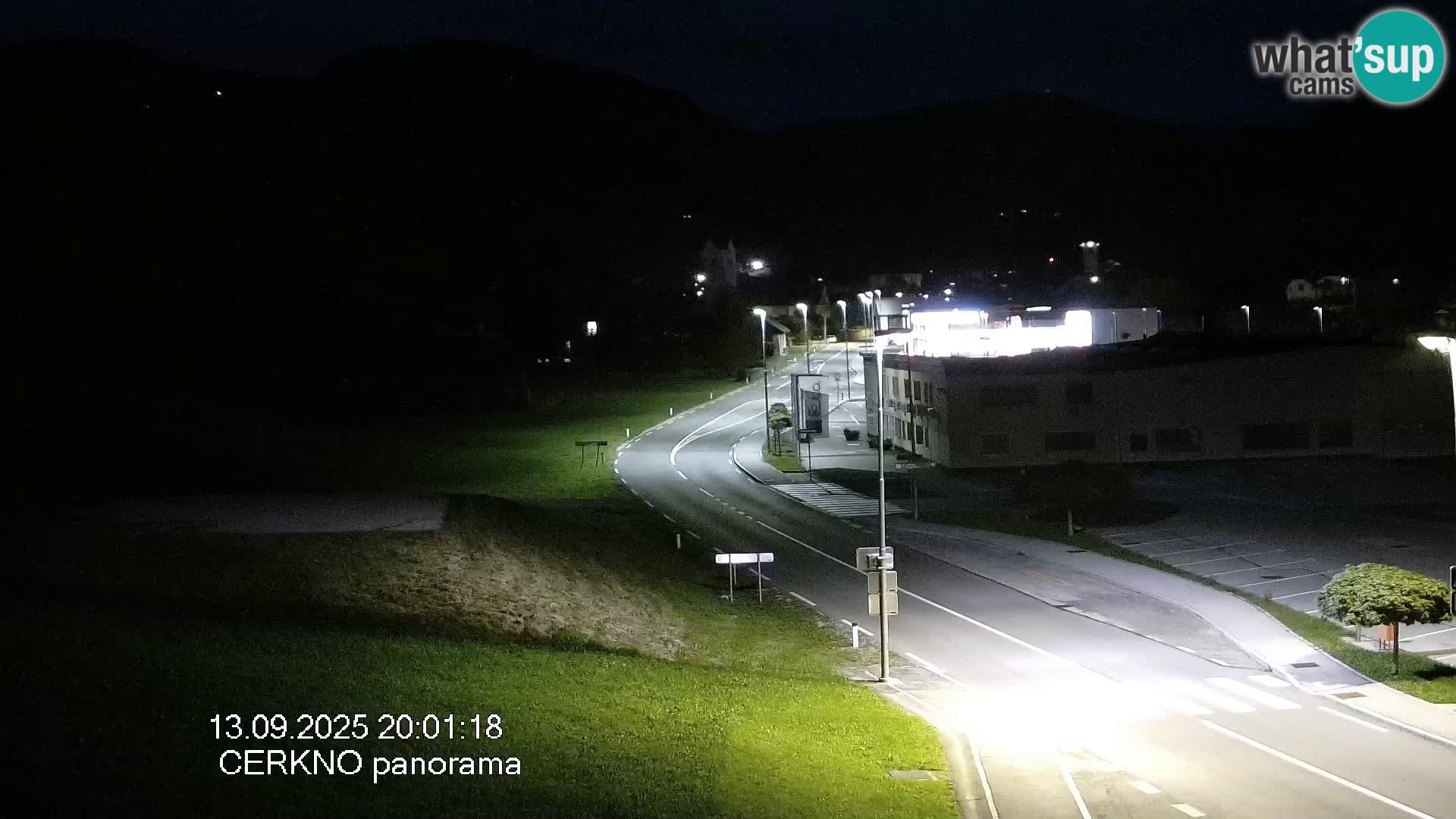 Cerkno entrada a la ciudad Webcam en vivo