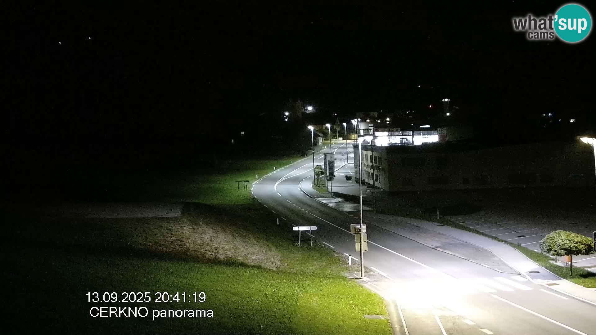 Cerkno city entrance Live Webcam