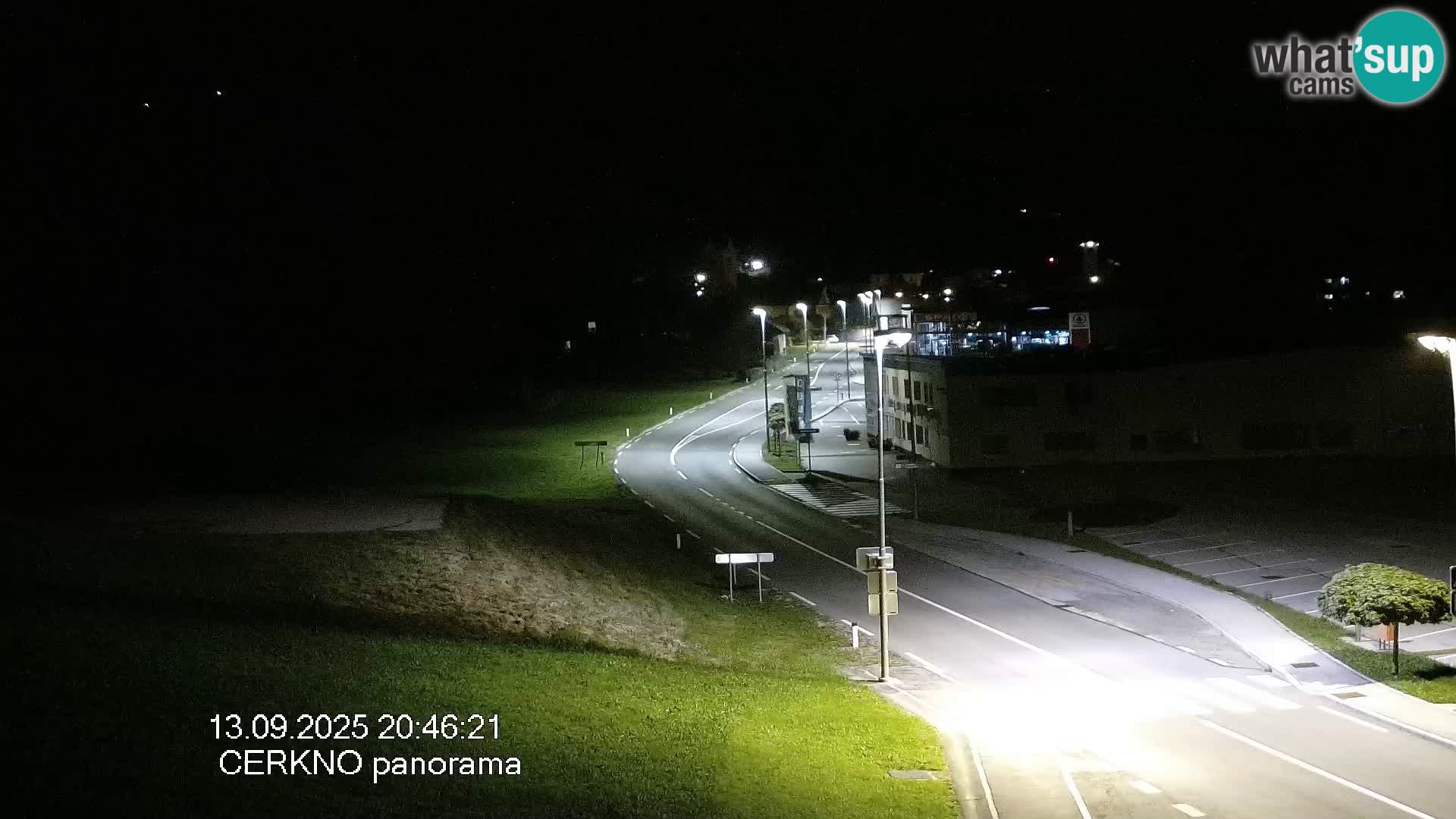 Cerkno entrada a la ciudad Webcam en vivo