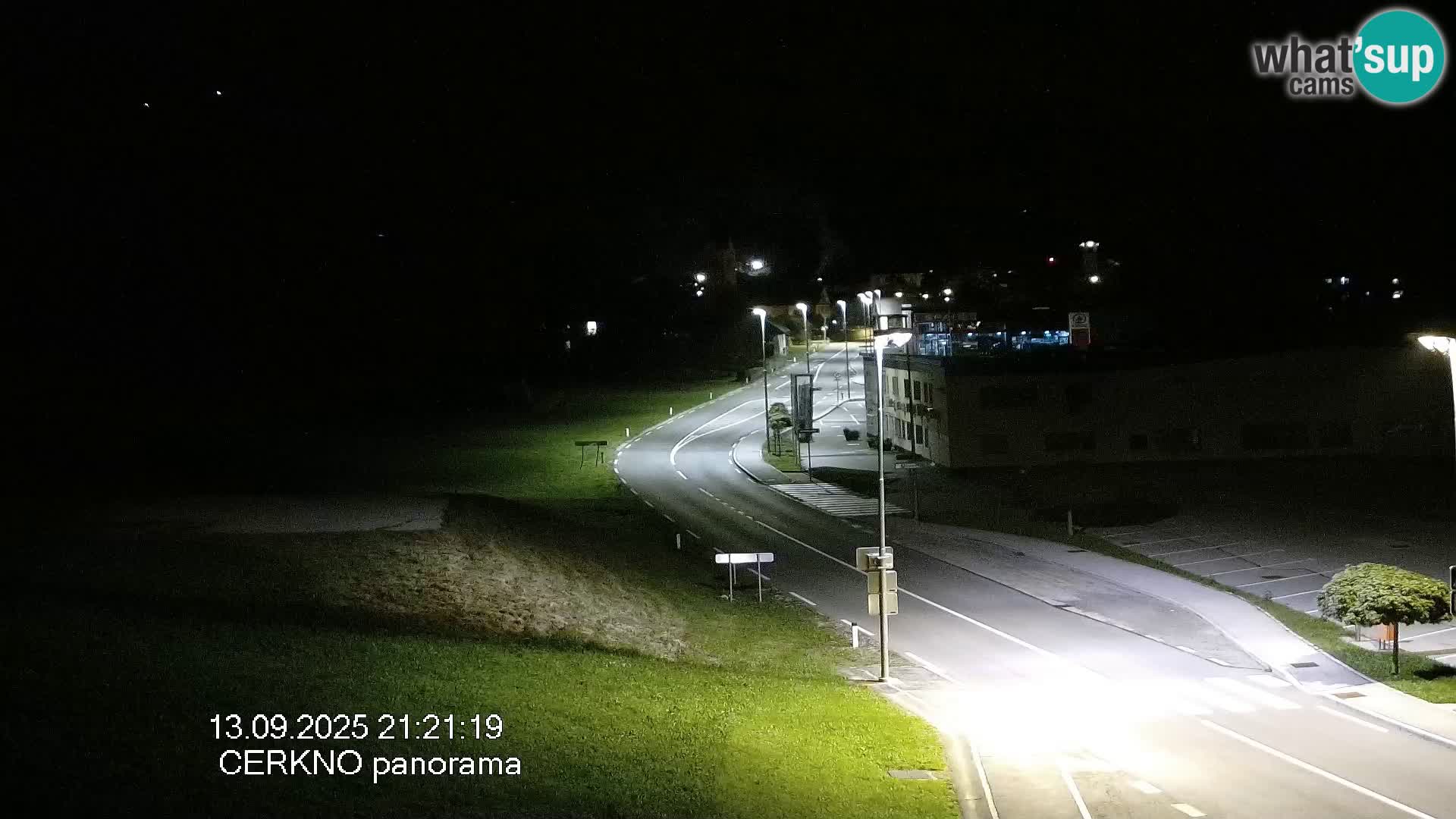 Cerkno entrada a la ciudad Webcam en vivo