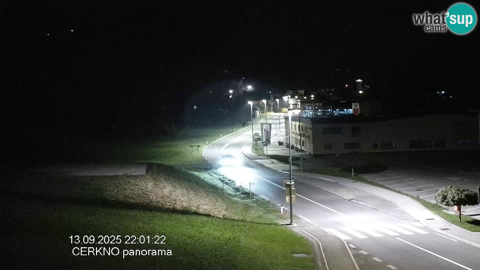 Cerkno city entrance Live Webcam