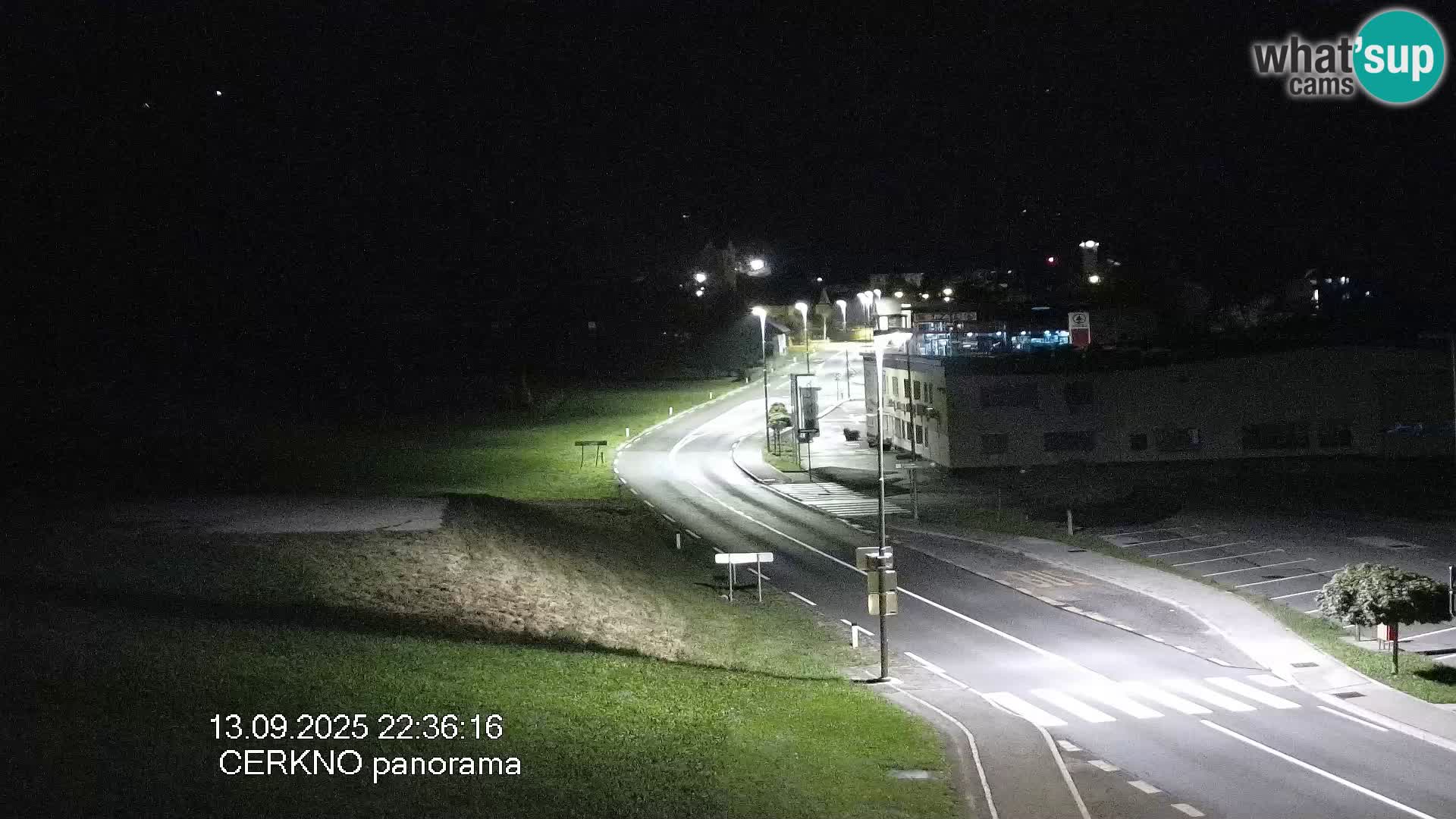 Cerkno entrada a la ciudad Webcam en vivo