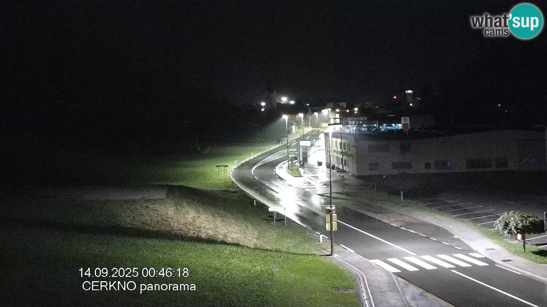 Cerkno city entrance Live Webcam