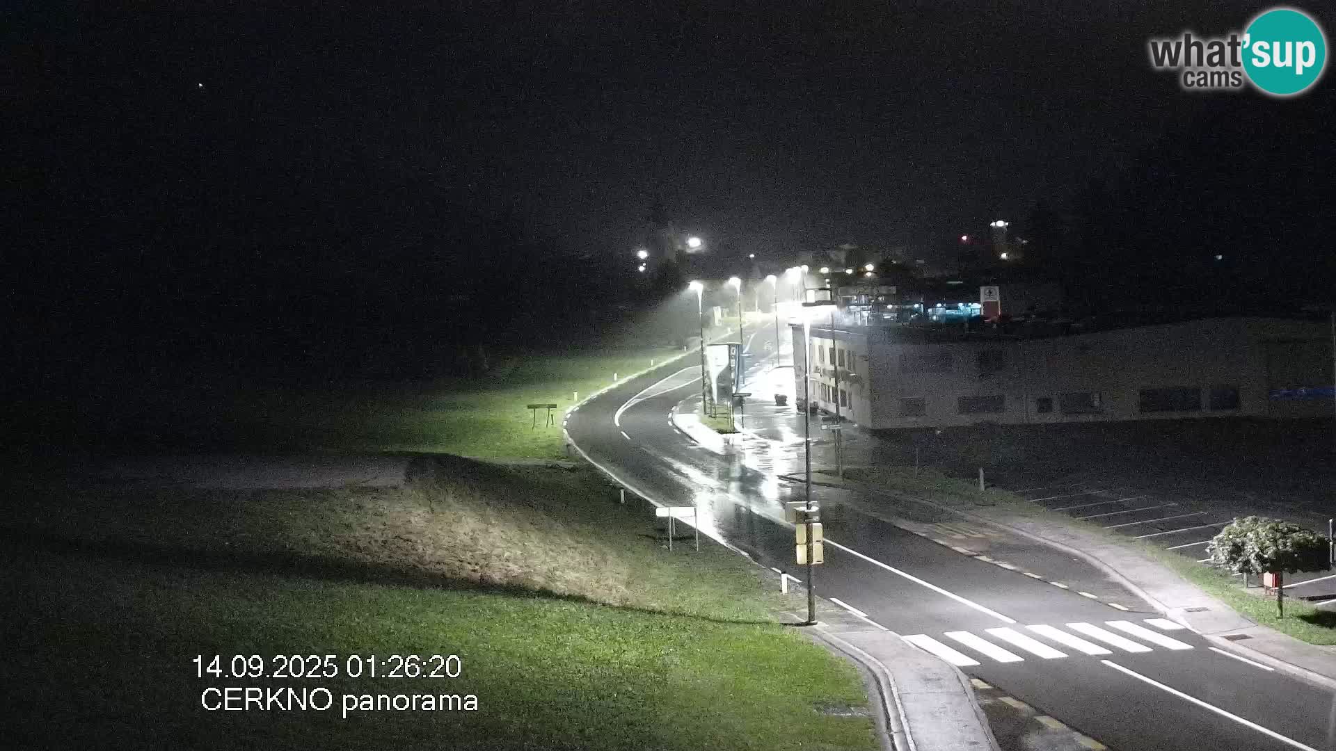 Cerkno entrada a la ciudad Webcam en vivo