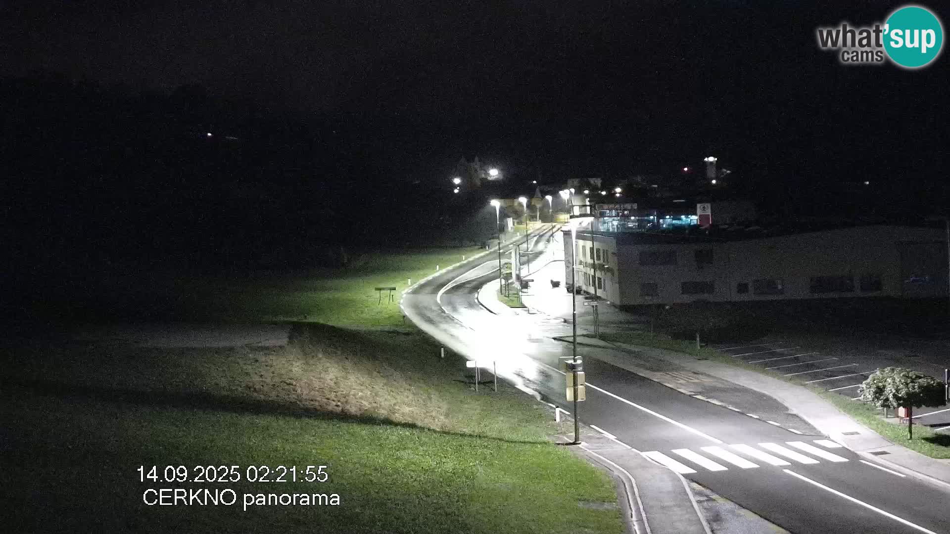 Webcam en direct – Entrée de la ville de Cerkno