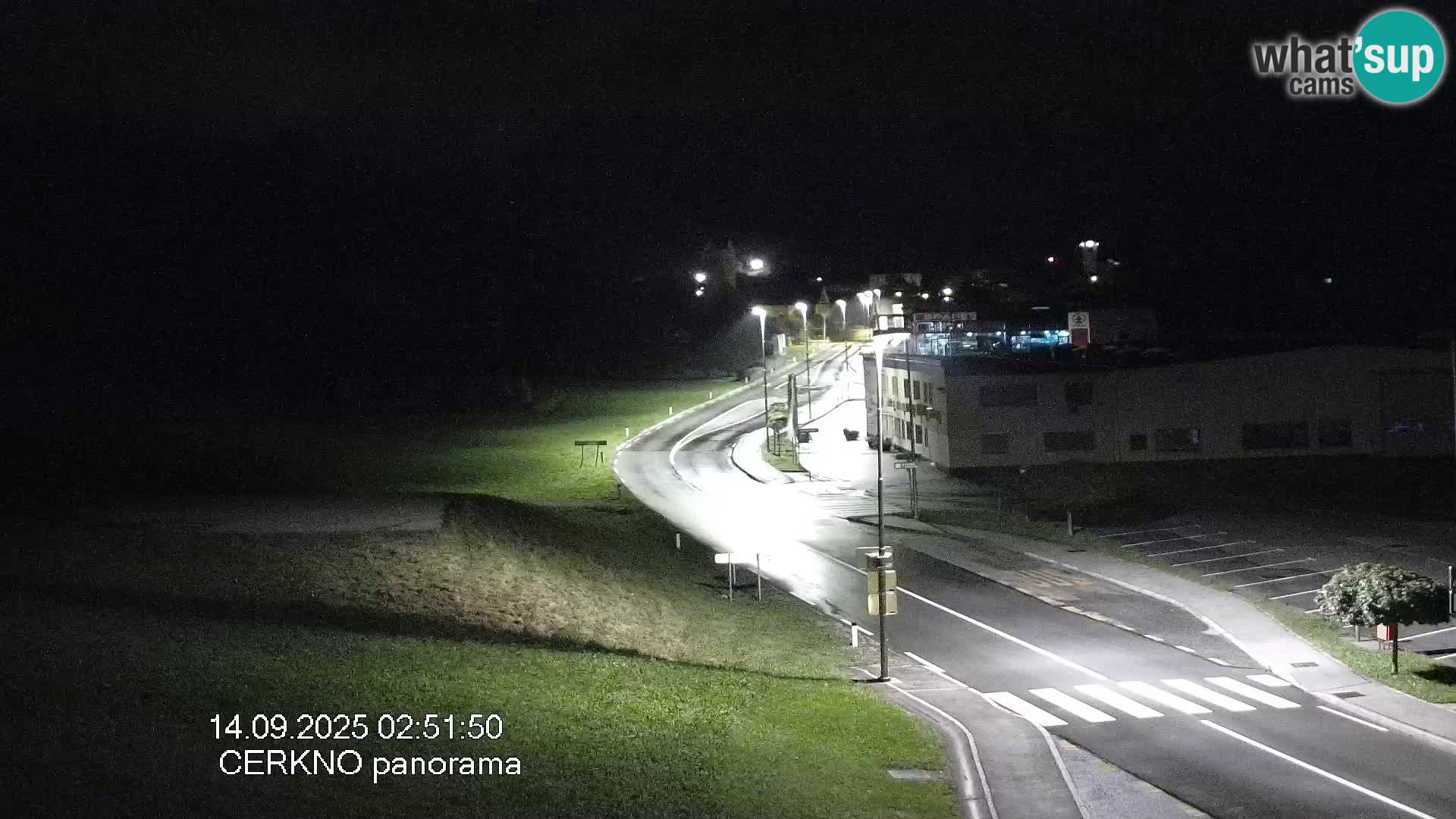 Cerkno city entrance Live Webcam