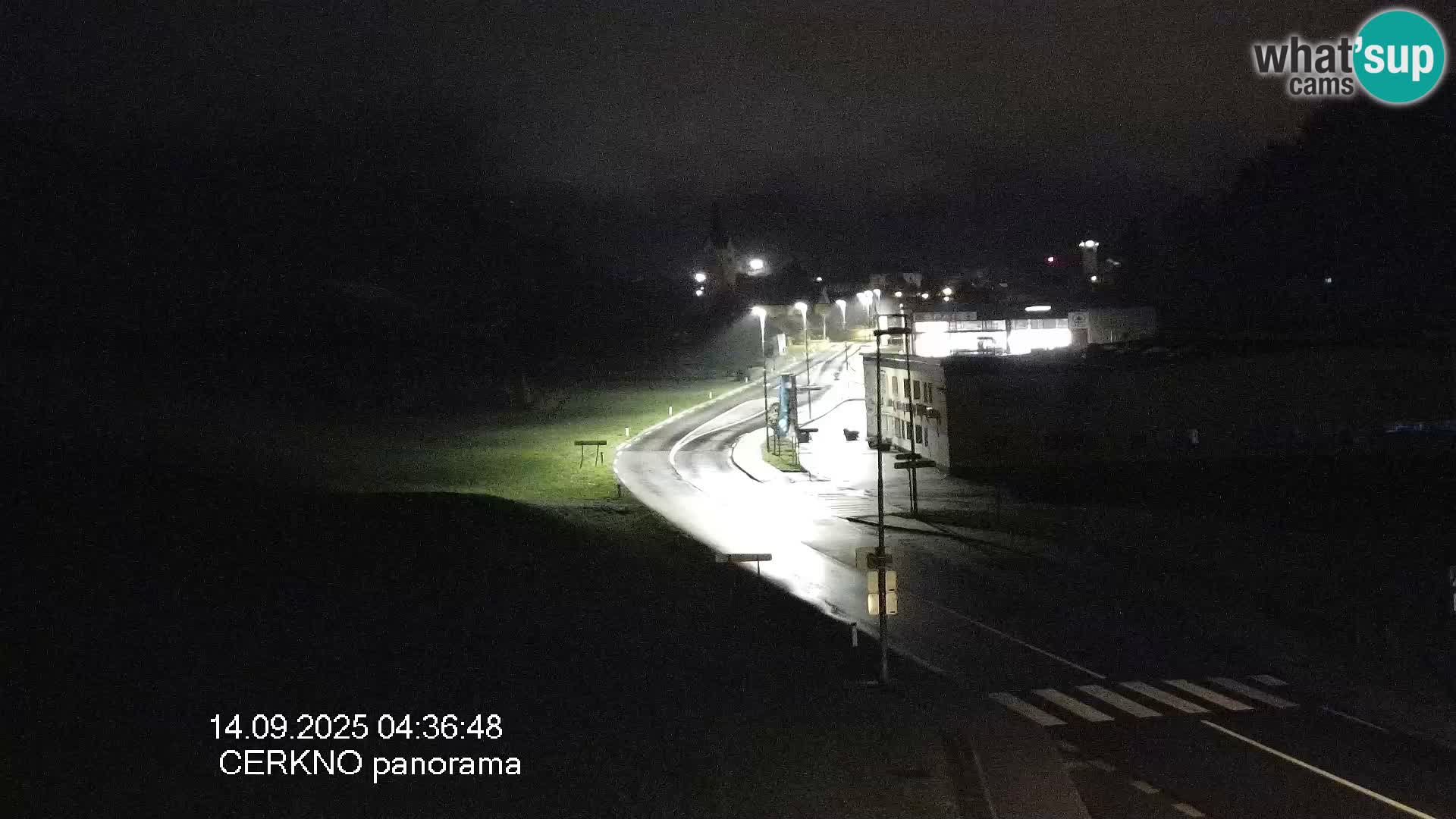 Cerkno city entrance Live Webcam