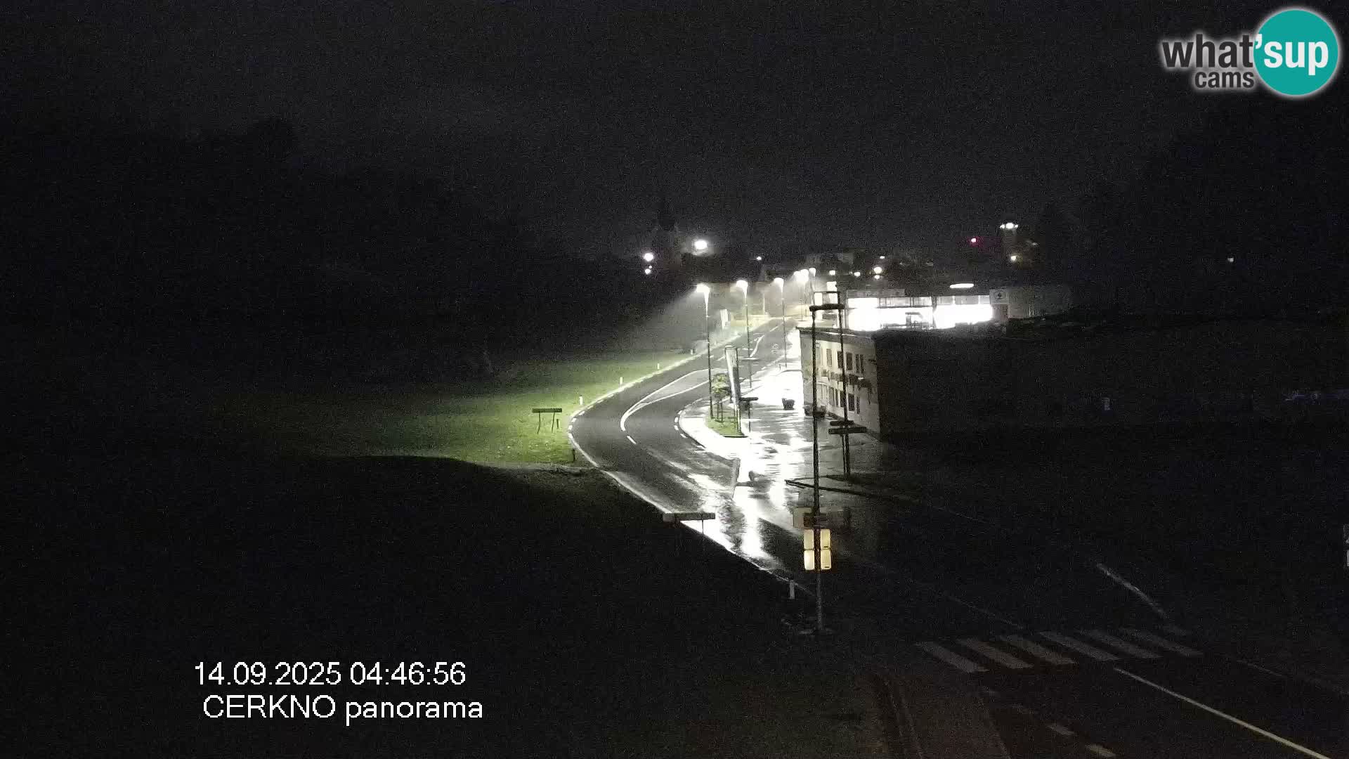 Webcam en direct – Entrée de la ville de Cerkno