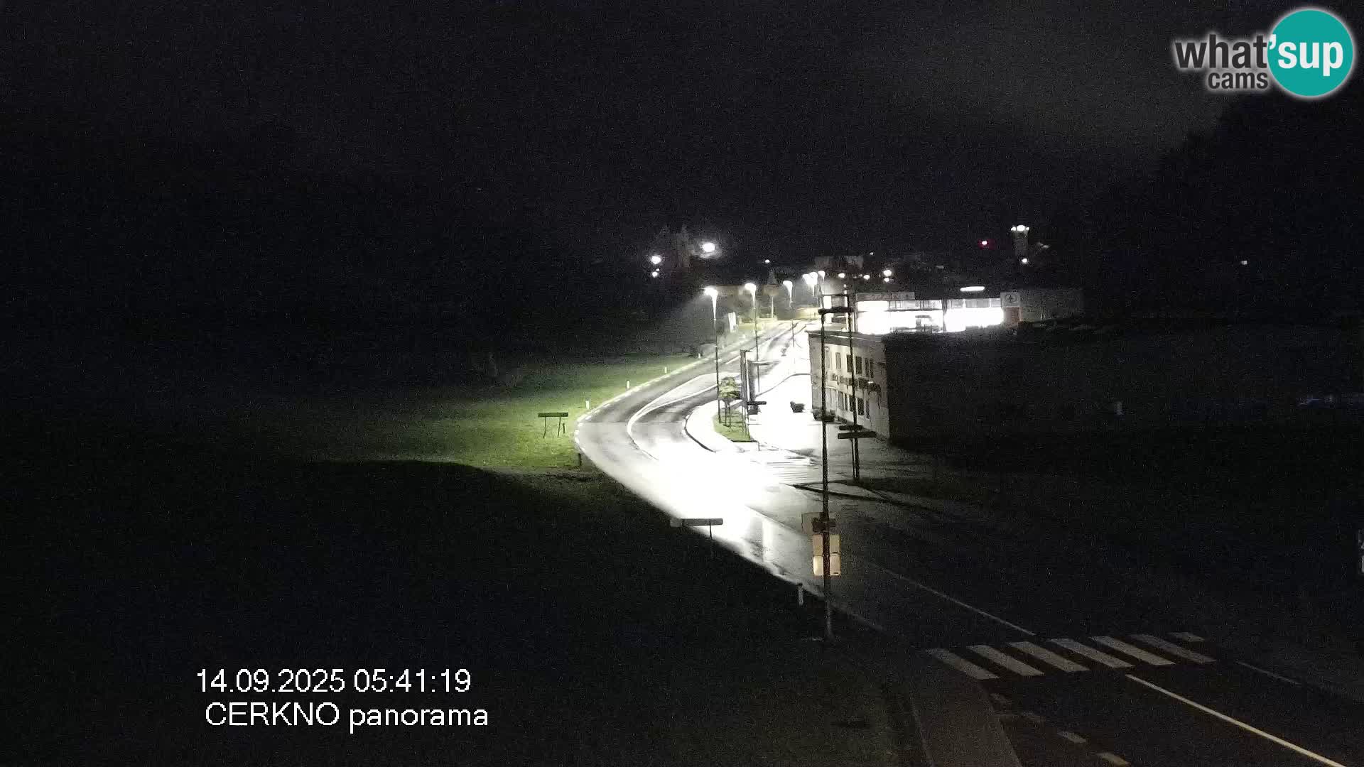 Cerkno entrada a la ciudad Webcam en vivo