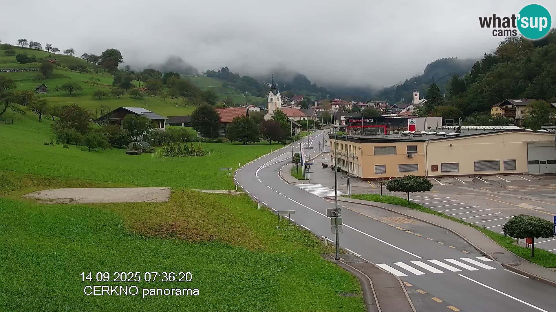 Cerkno Stadteingang Live-Webcam