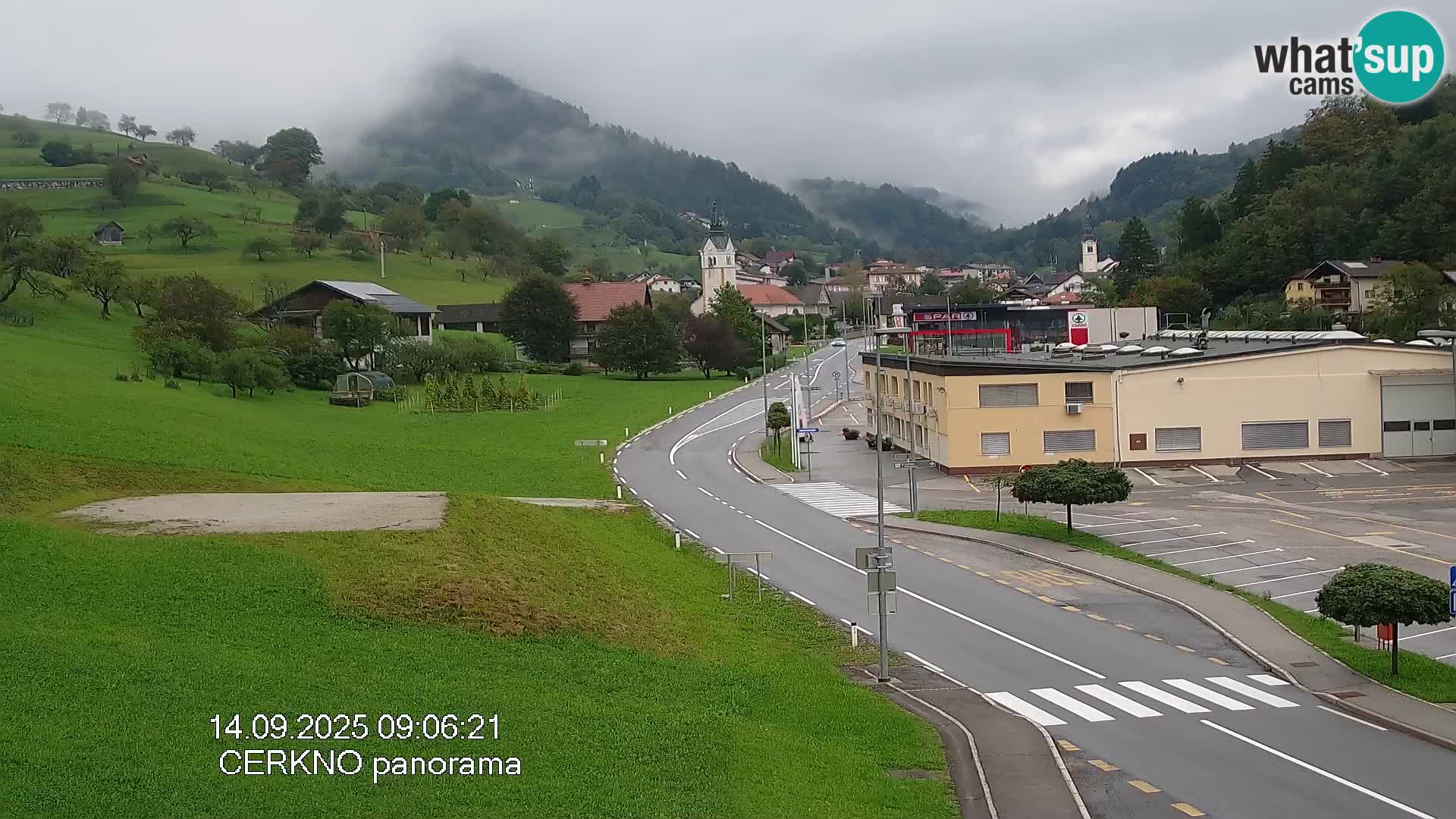 Cerkno ulaz u grad – Kamera uživo