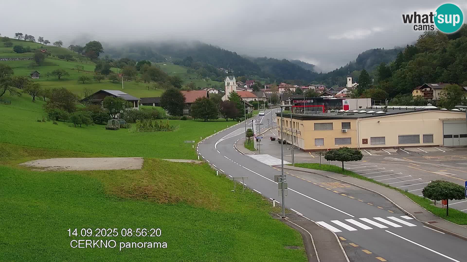 Cerkno Stadteingang Live-Webcam