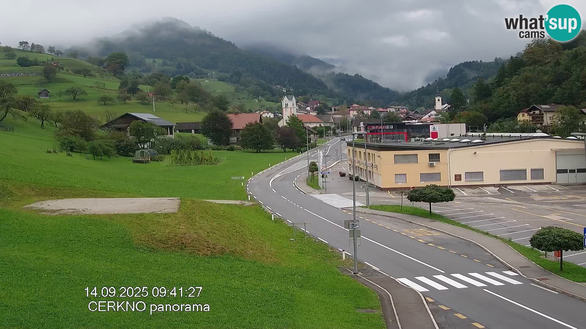 Cerkno ulaz u grad – Kamera uživo