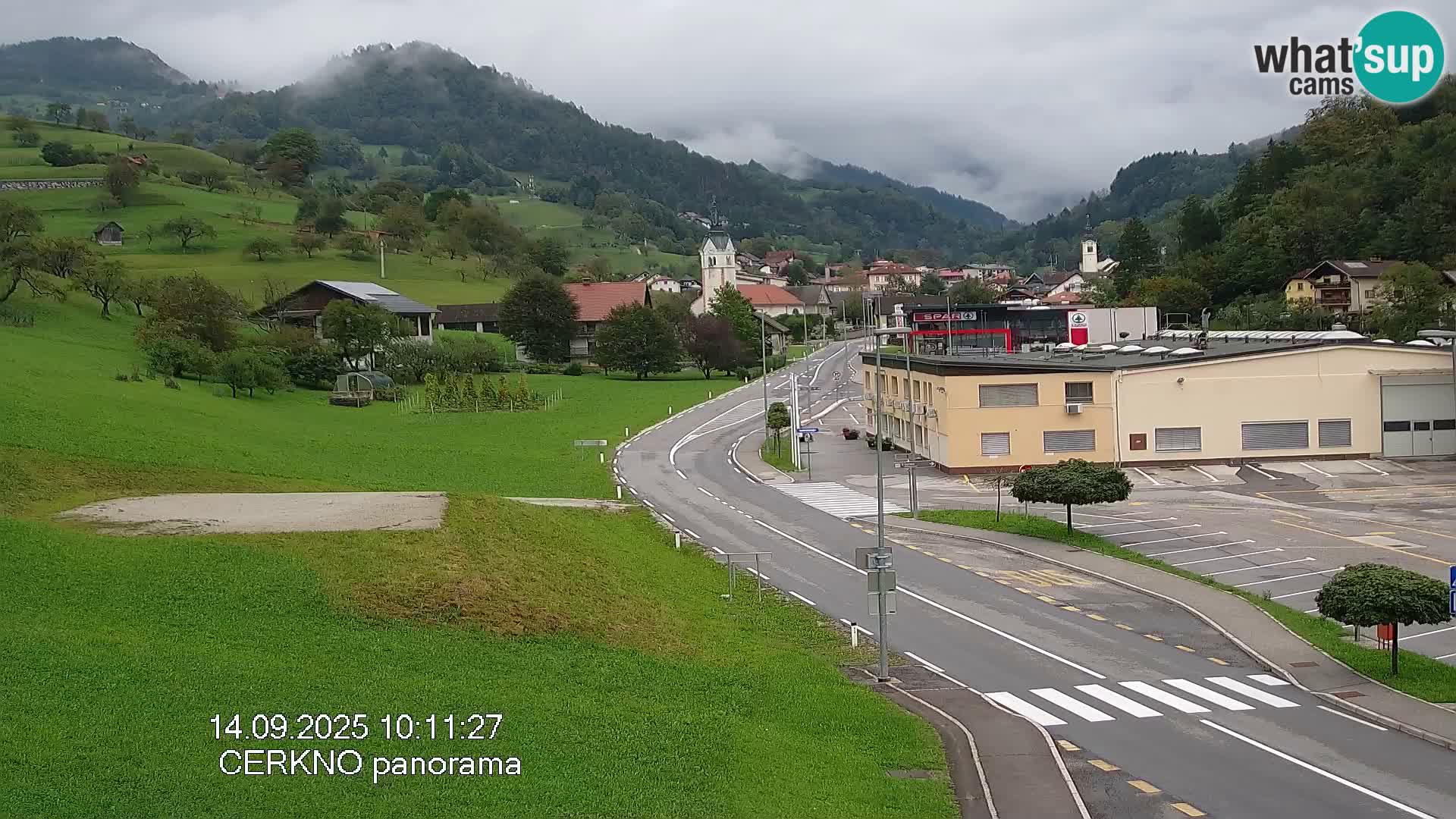 Cerkno ulaz u grad – Kamera uživo