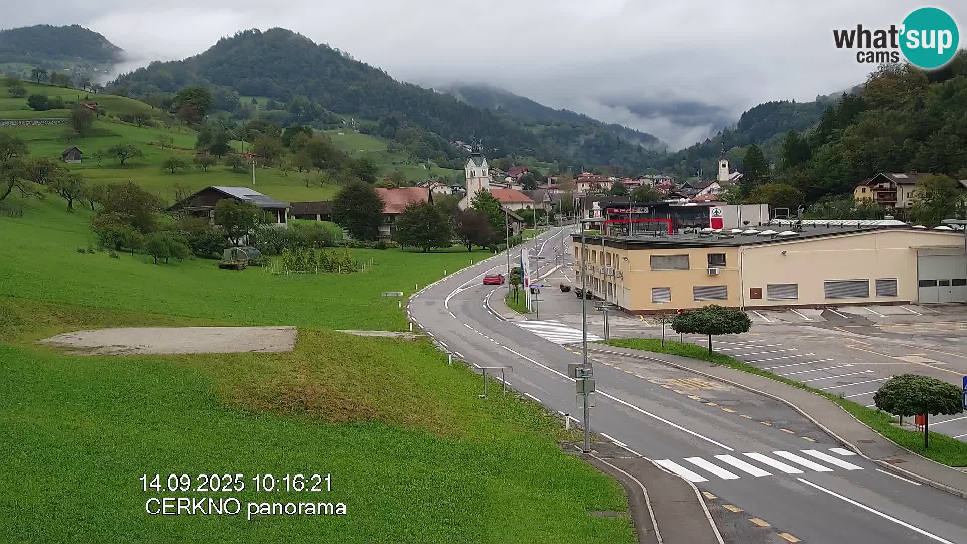 Cerkno Stadteingang Live-Webcam